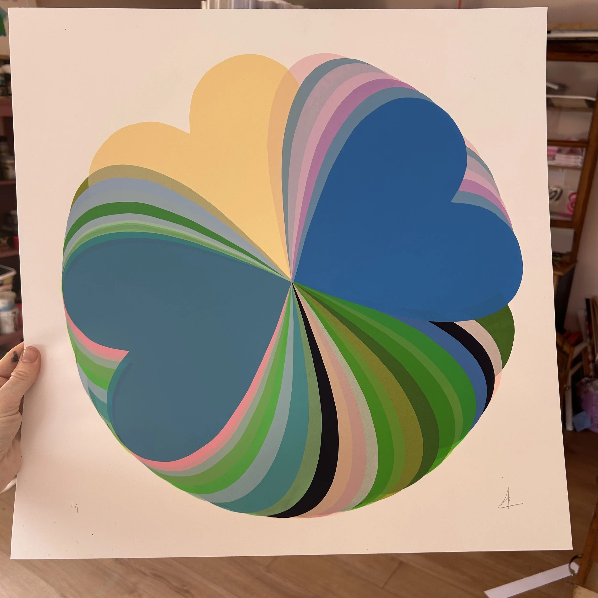 Large Frilly Hearts and Flowers | 10