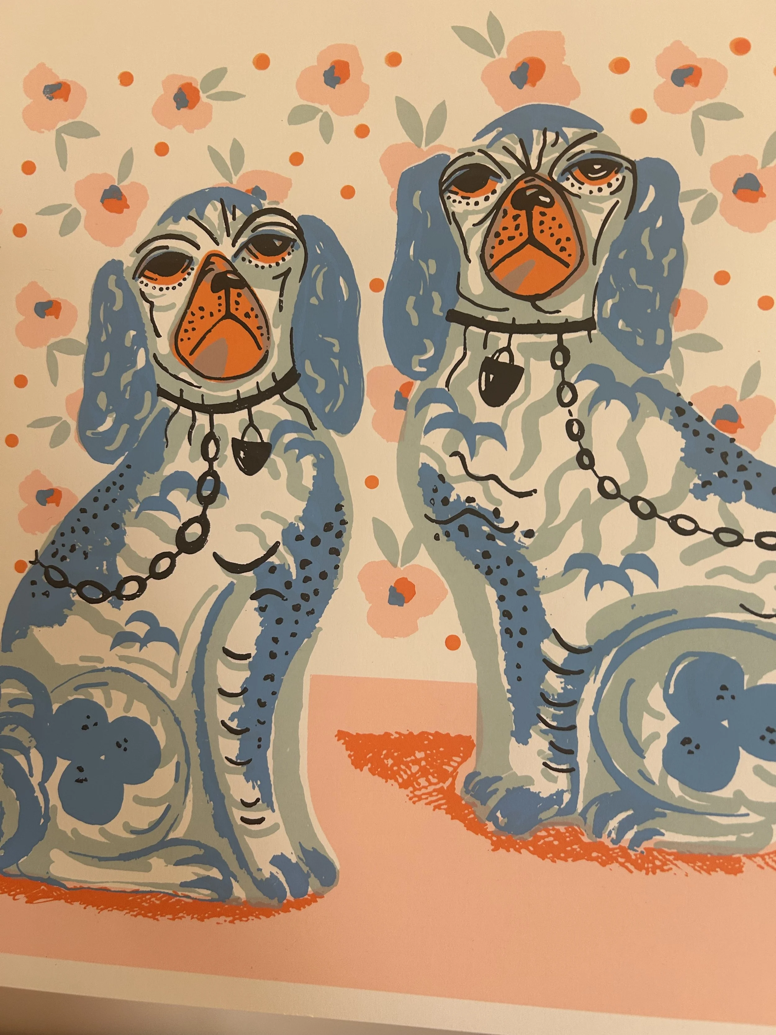 China Dogs Screen Print | Seconds