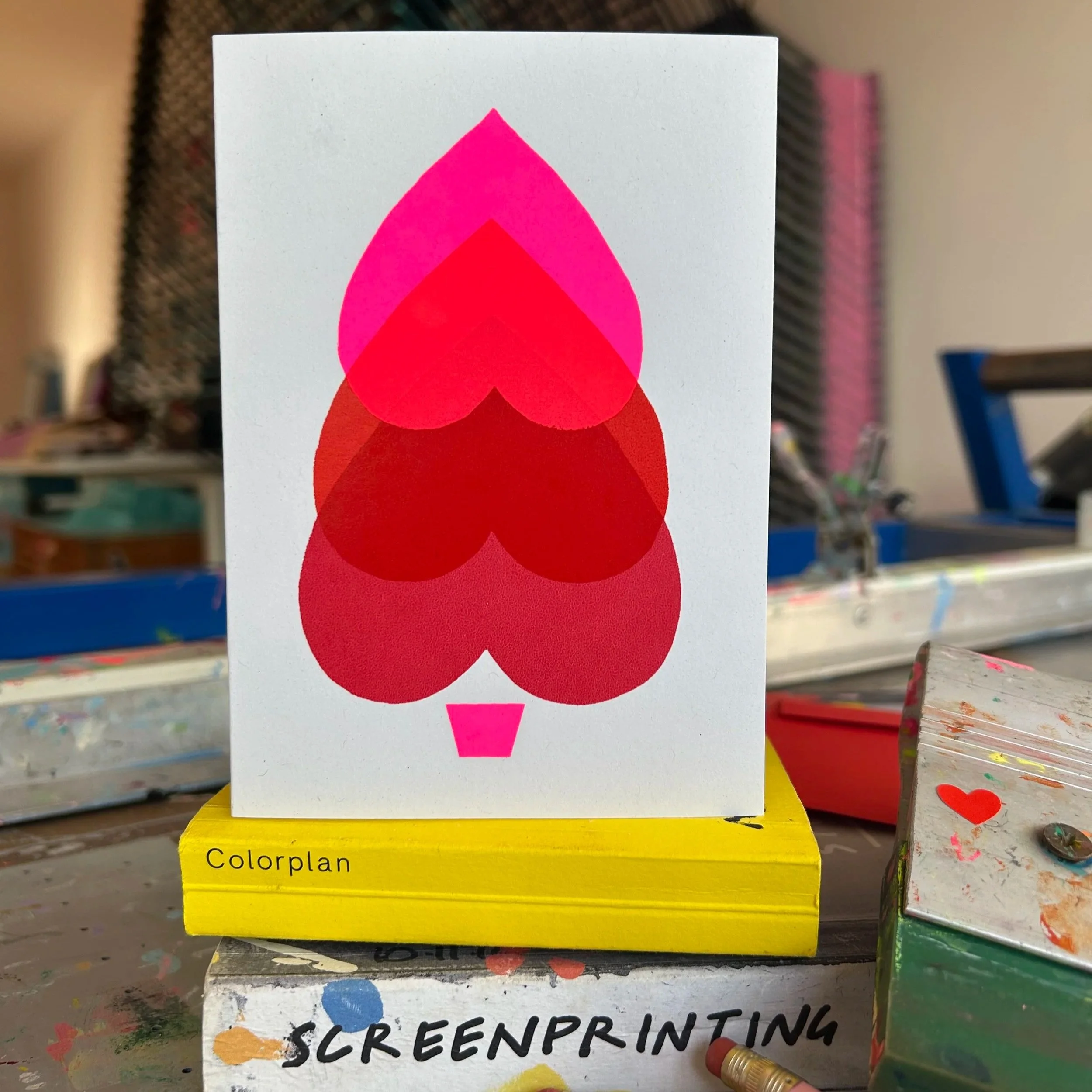 Hand Screen Printed | Christmas Tree Card