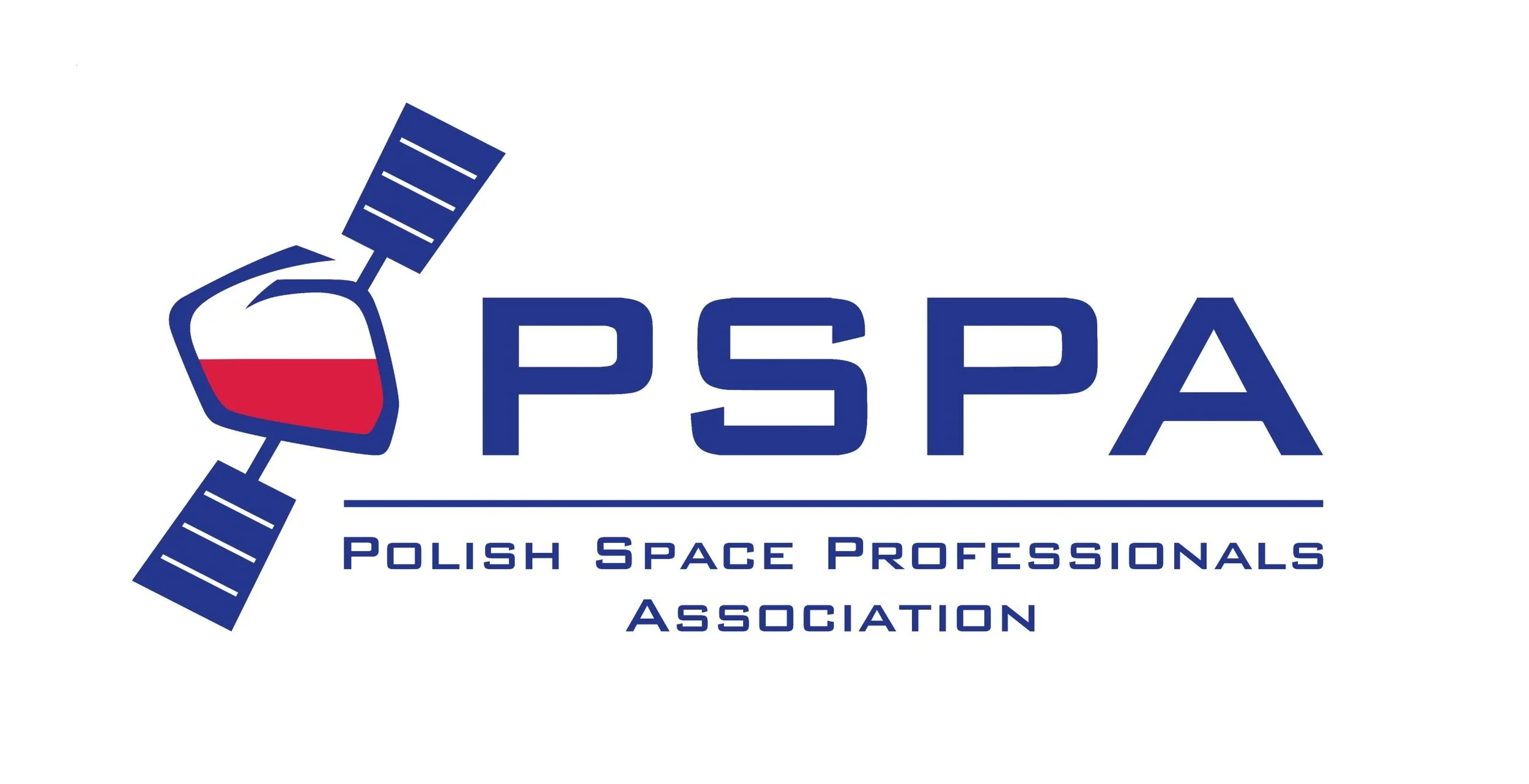 Logo of the Polish Space Professionals Association (PSPA) featuring a stylized satellite dish, with the abbreviation 'PSPA' and the full name 'Polish Space Professionals Association' underneath.