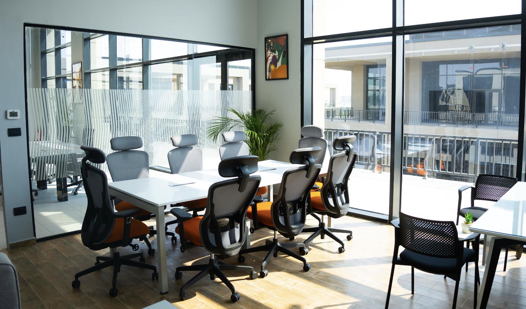 A Meeting Room at MQR Alburouj Business Park
