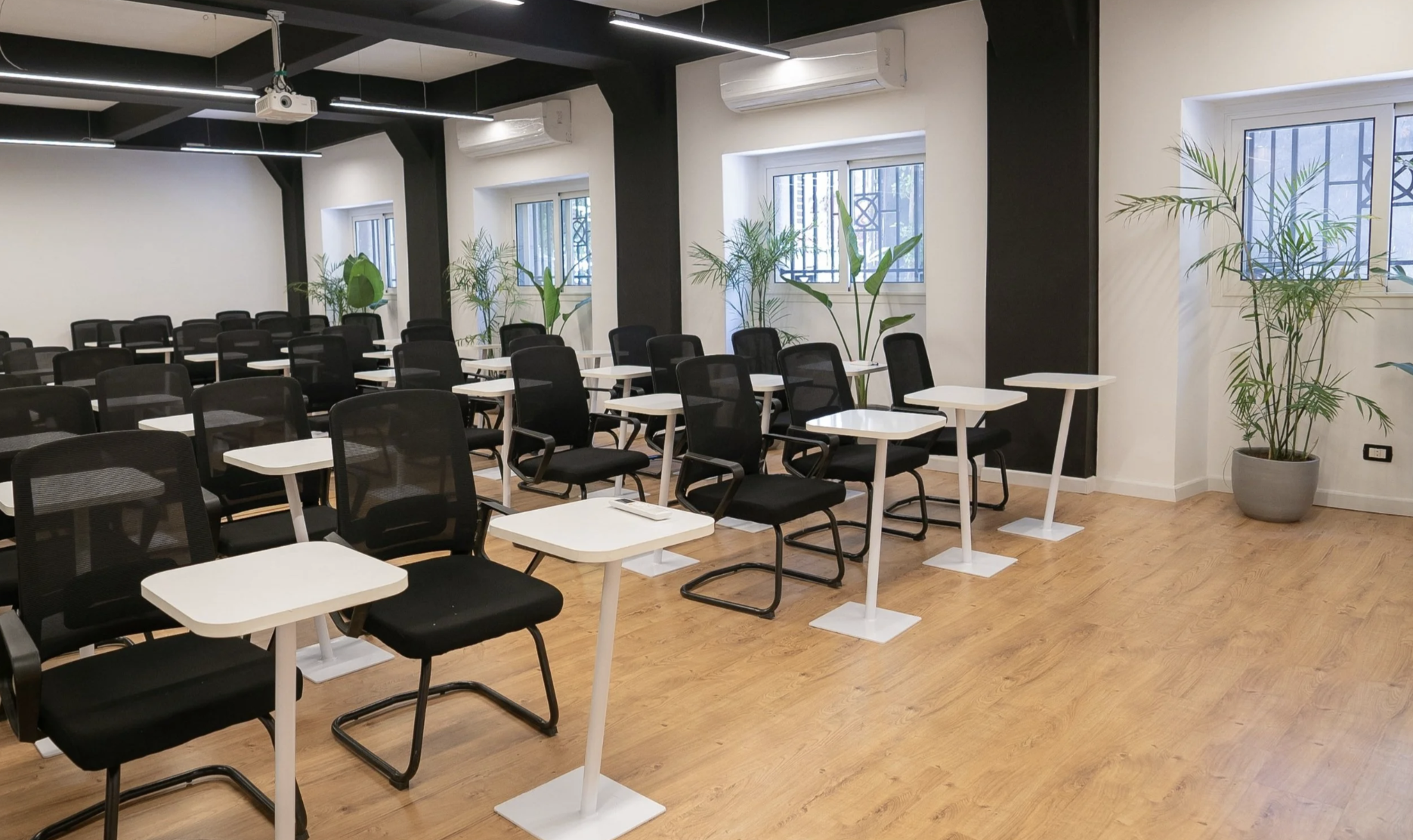 A training room inside MQR The GrEEK Campus Downtown