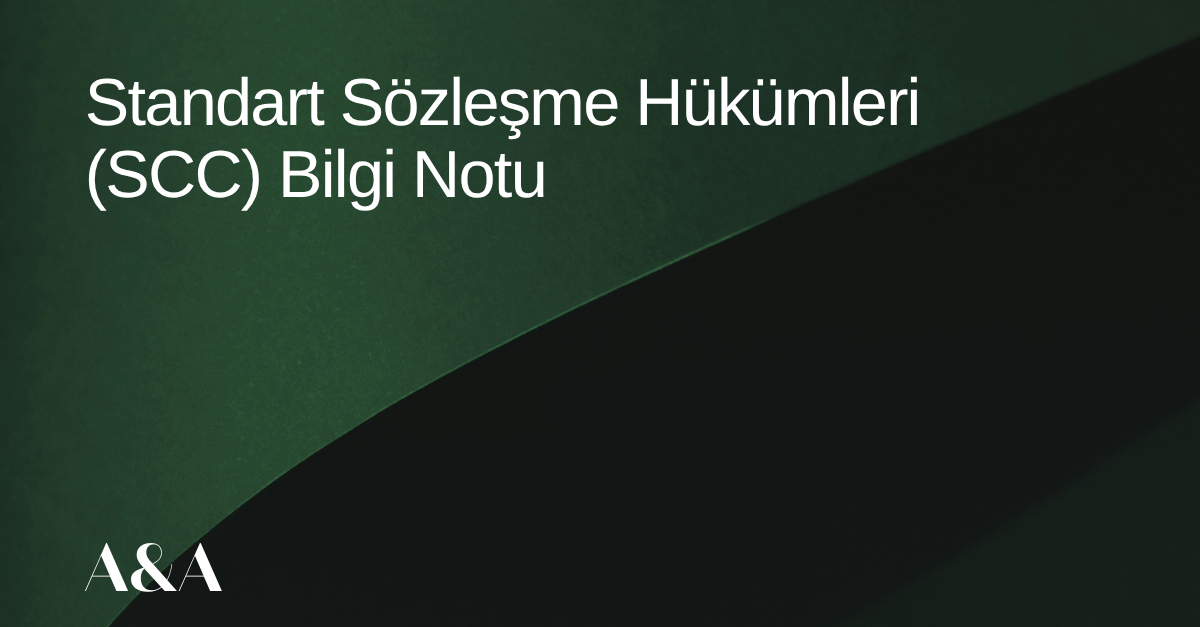 Standart Sözleşme Hükümleri (SCC) Nedir?