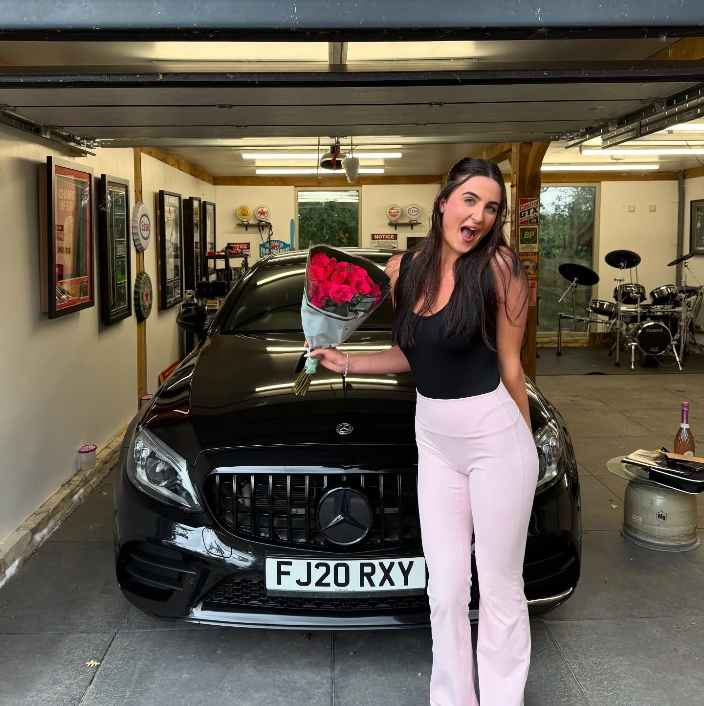 Today I picked up my new car!! I&rsquo;m so happy to call this Mercedes mine! I used to spend my weekends at Mercedes showrooms as a little girl and Porsche (of course). I went to University at 18/19, I actually passed my driving test 18 months ago w