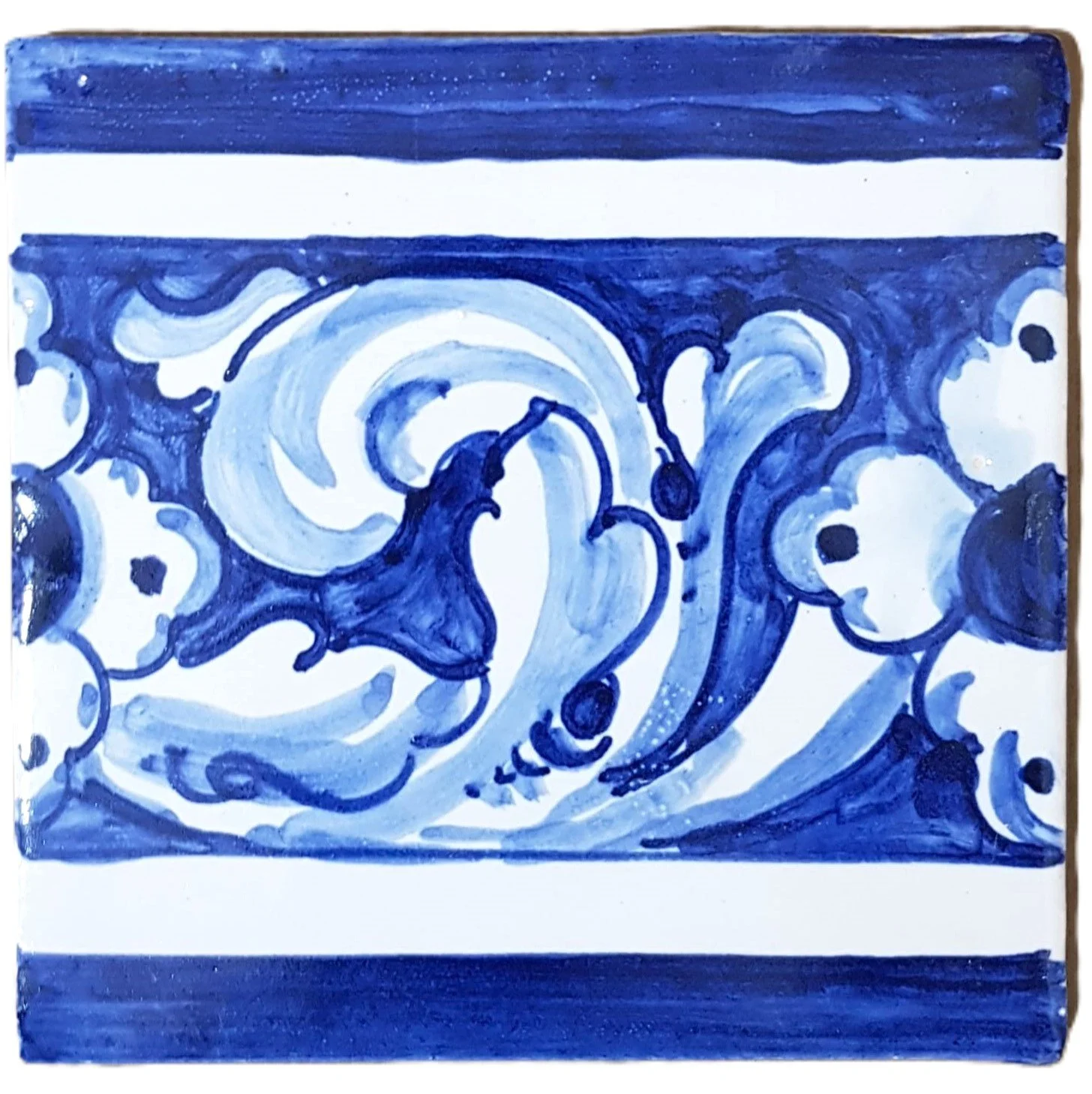 Classic Pattern 2 Border Blue