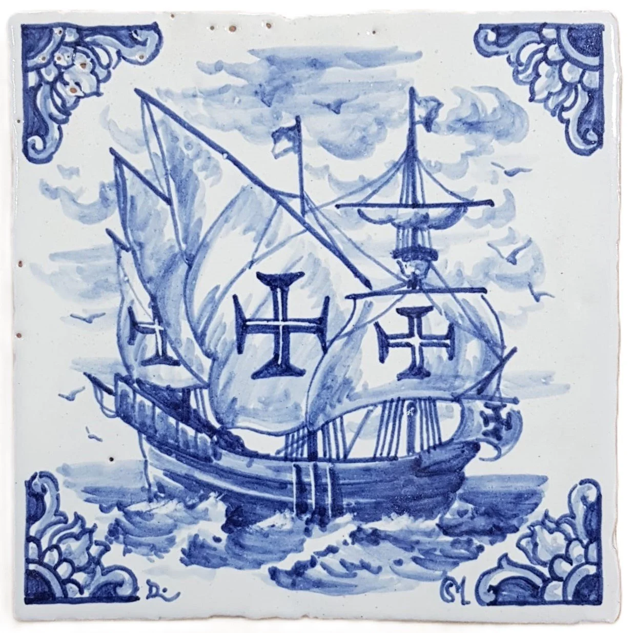 Caravel 1 Blue [20x20]