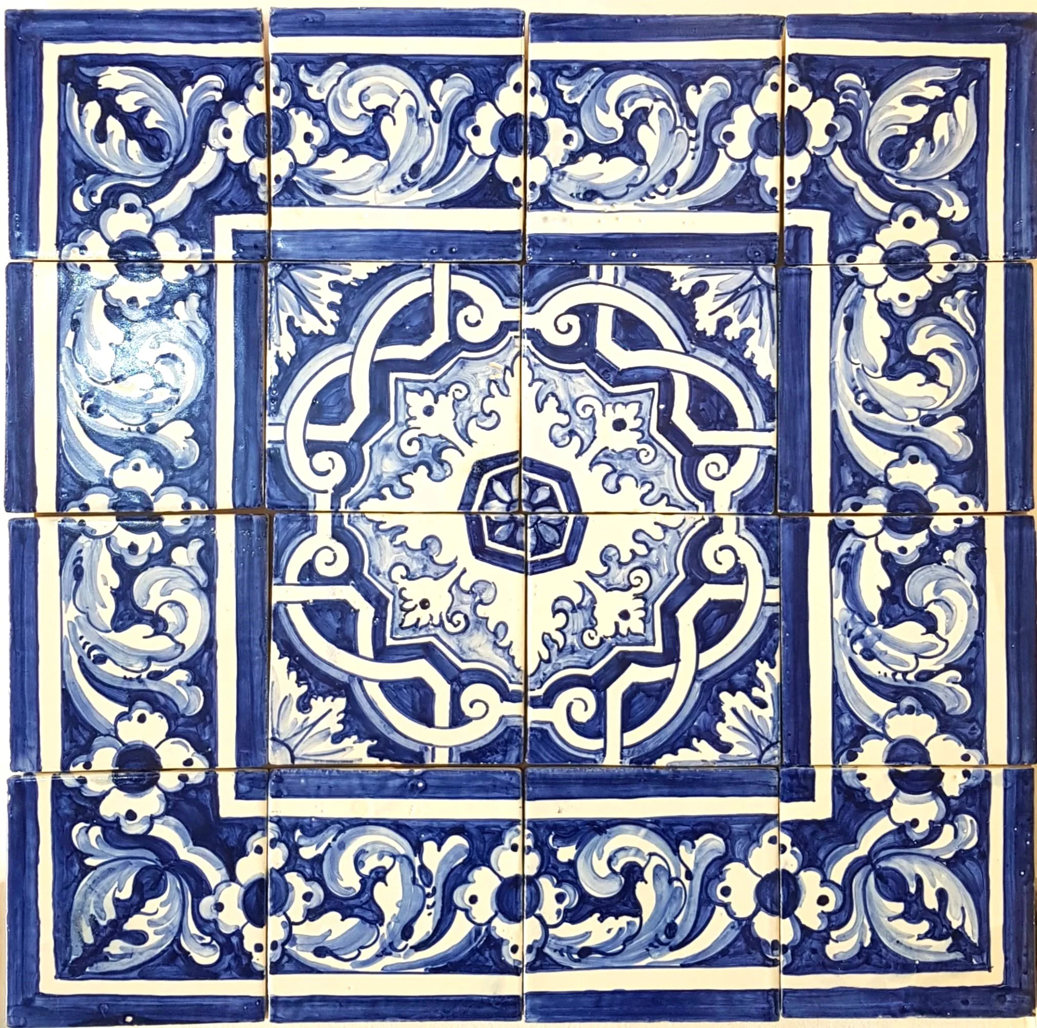 Classic Pattern 2 Blue (4x4)