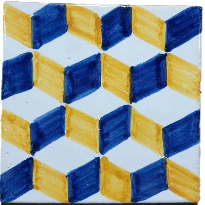 Cubes Blue & Yellow