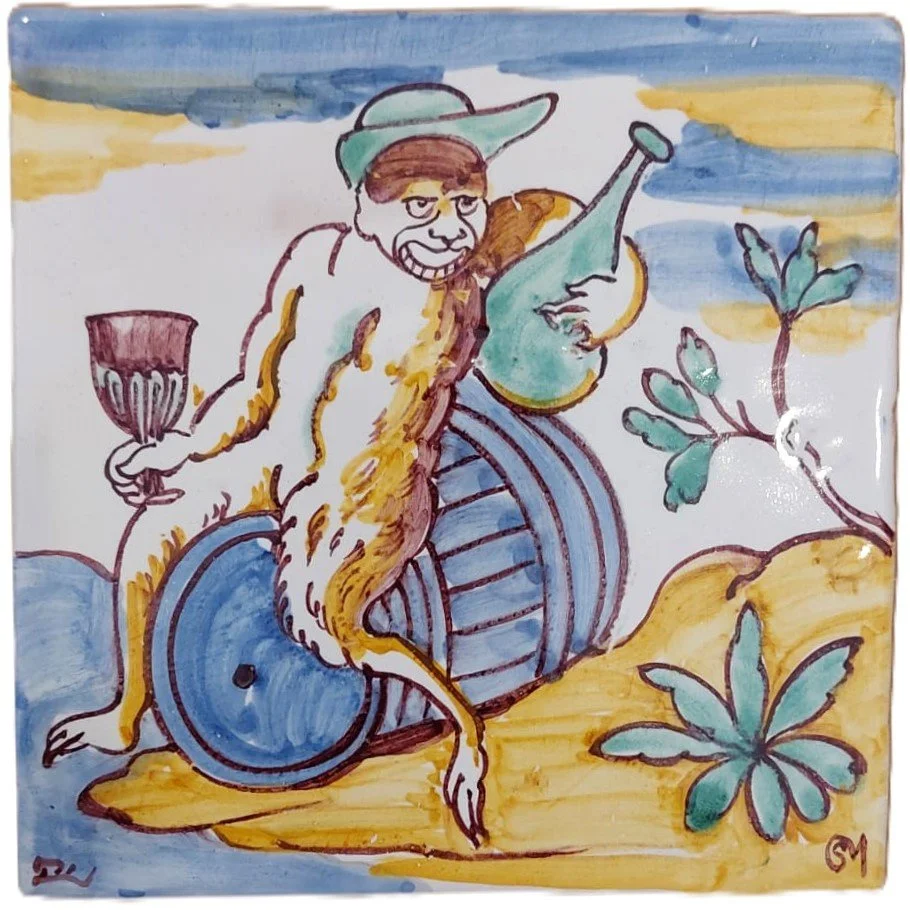 Drinking Cat [20x20]