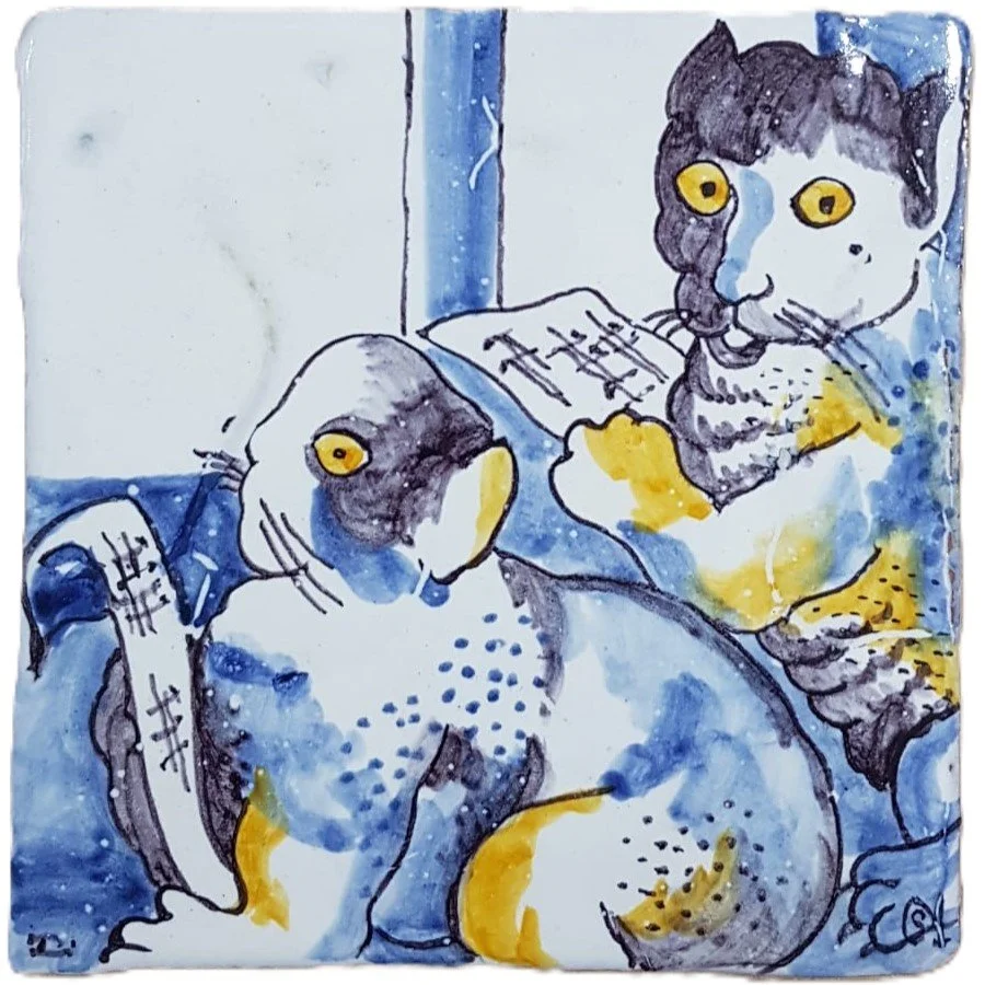 Cats on a Music Class [20x20]