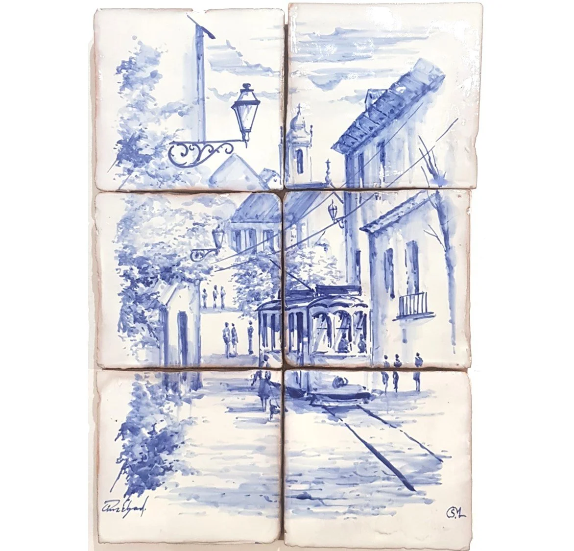 Alfama Tram Blue (2x3)