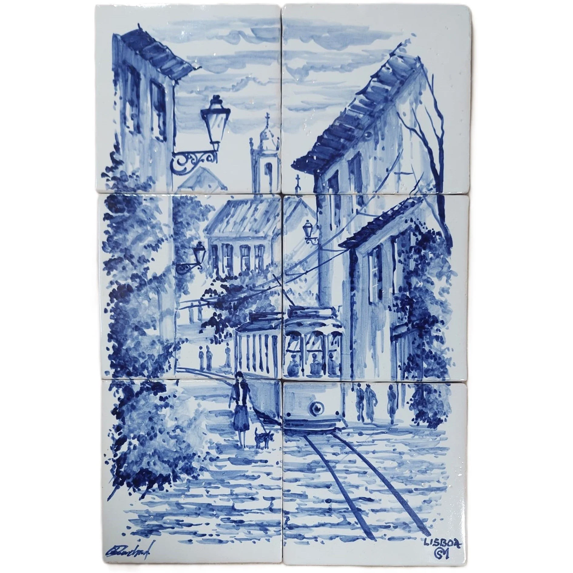Alfama Tram Blue (2x3)