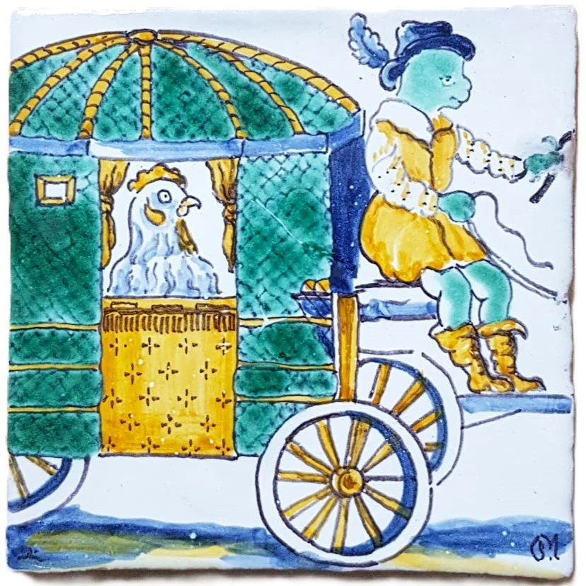 Chicken's Wedding Carriage [20x20]