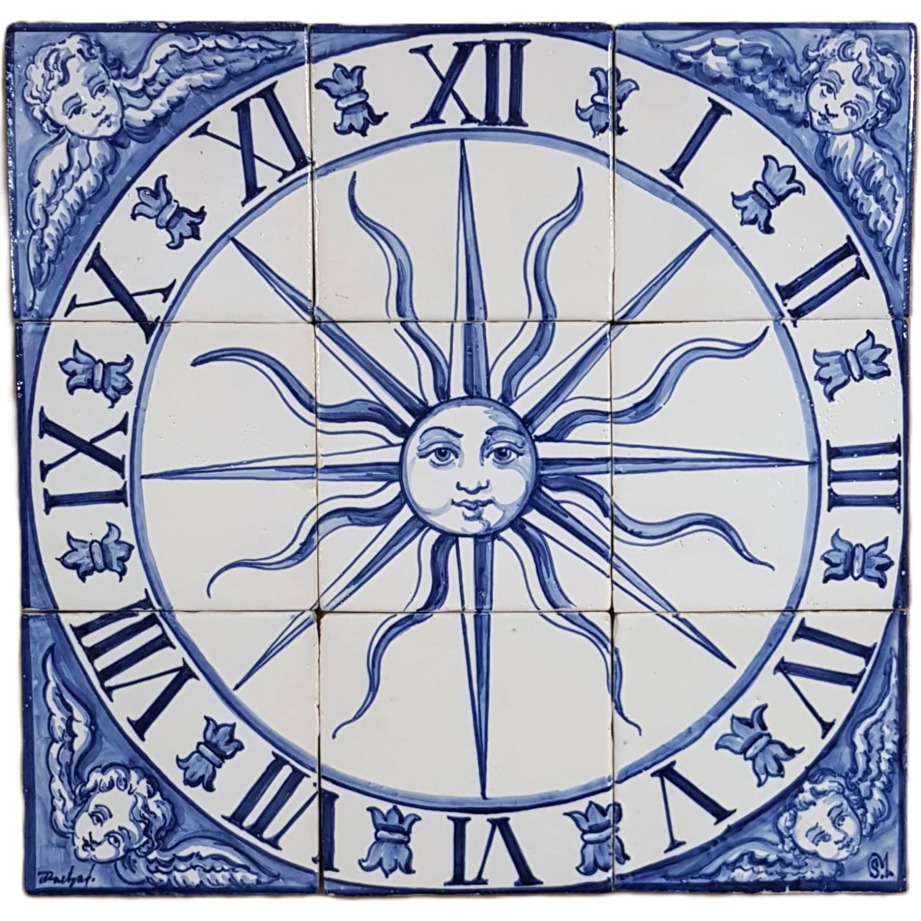 Clock with Sun (3x3)