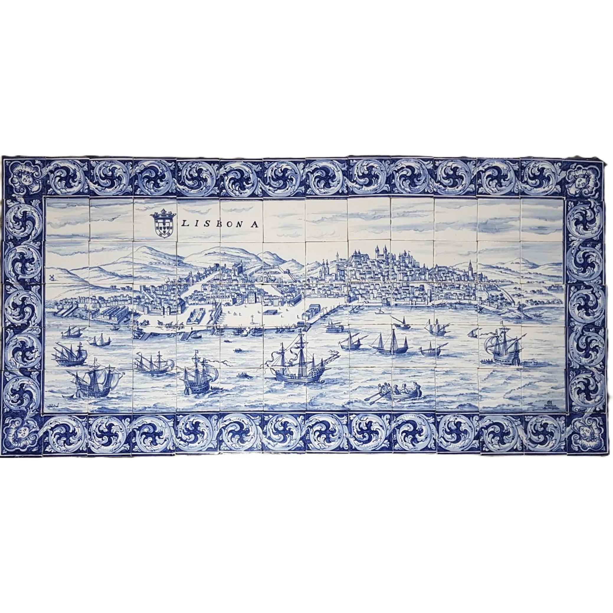 Lisbona with Border (14x7)