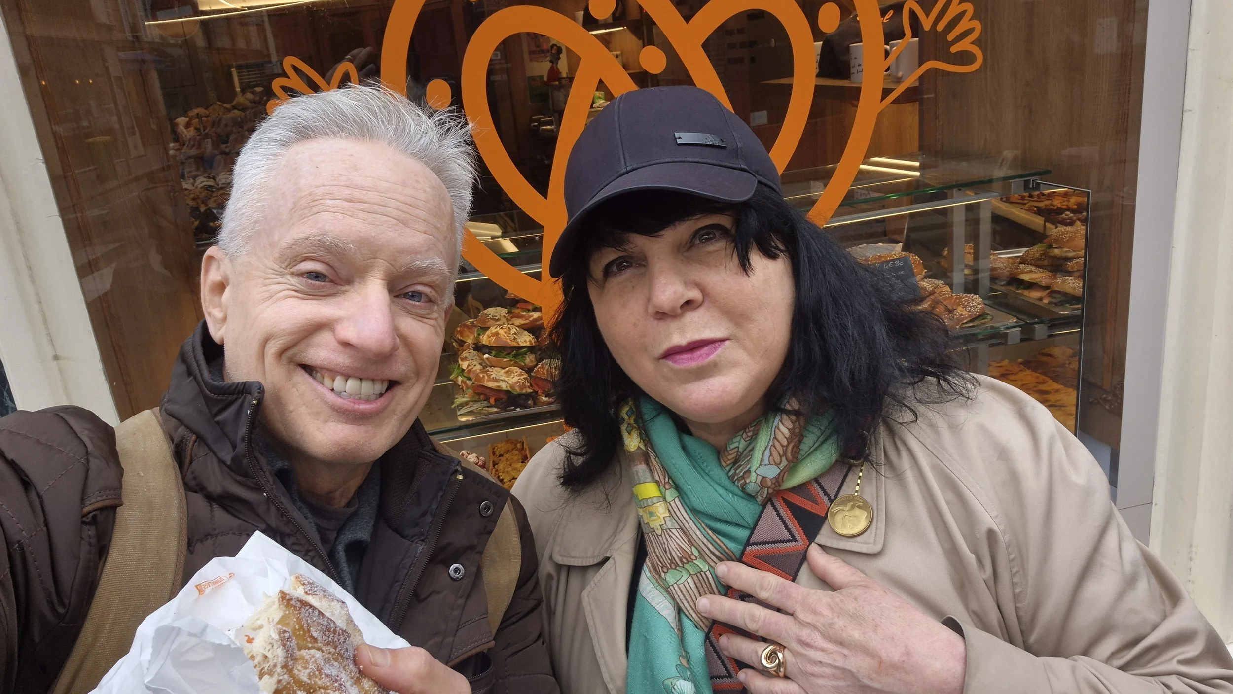 Michael Huffman and Marie-Laetitia in Paris — Zen Mornings experience with The Zen Guy