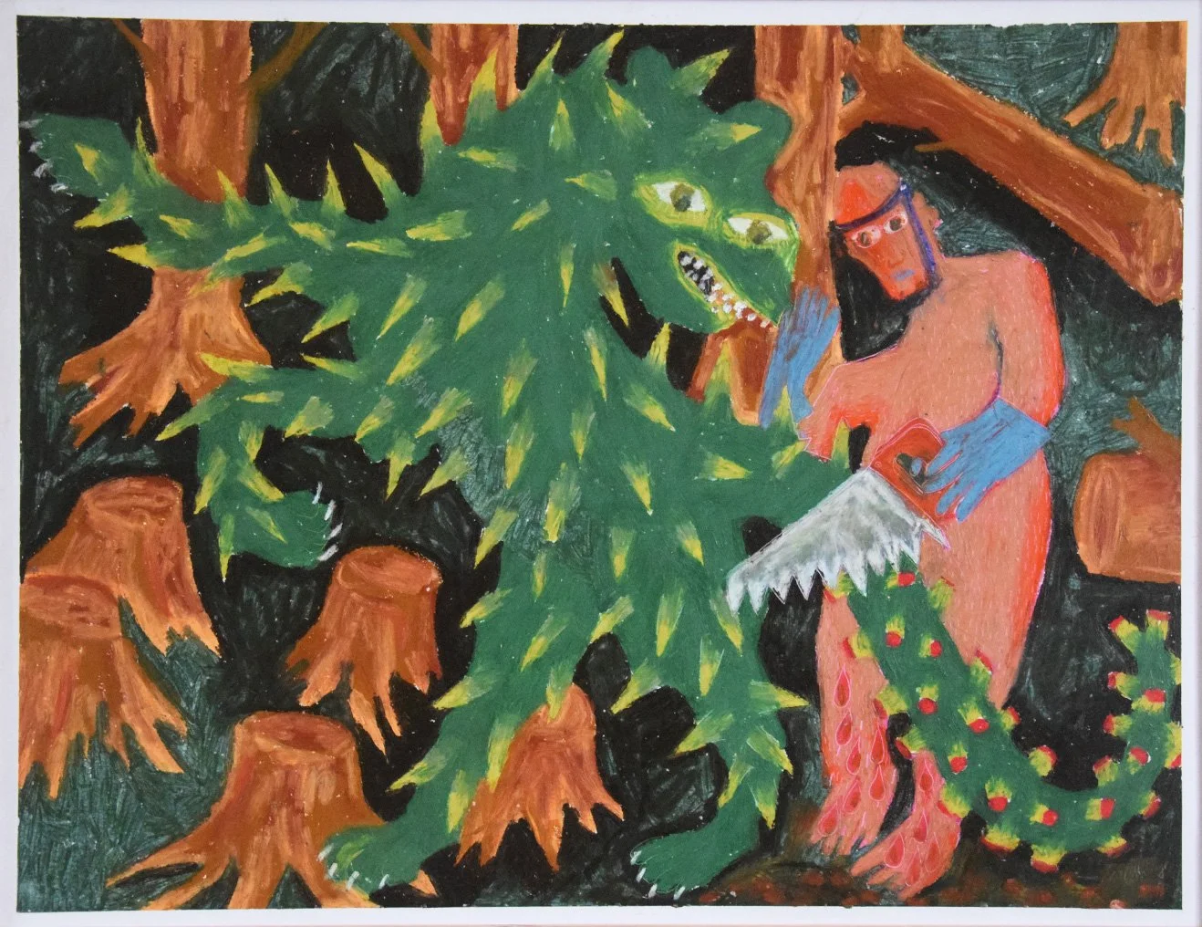 Humain-Rasoir (50x65)