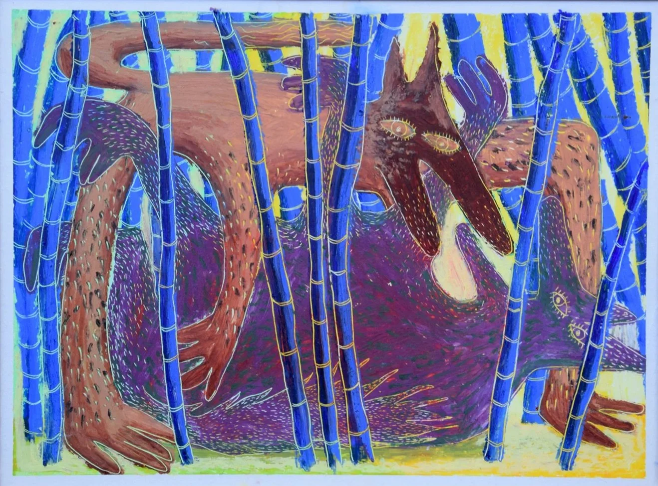 [SOLD] Monstres Dans La Forêt De Bambous