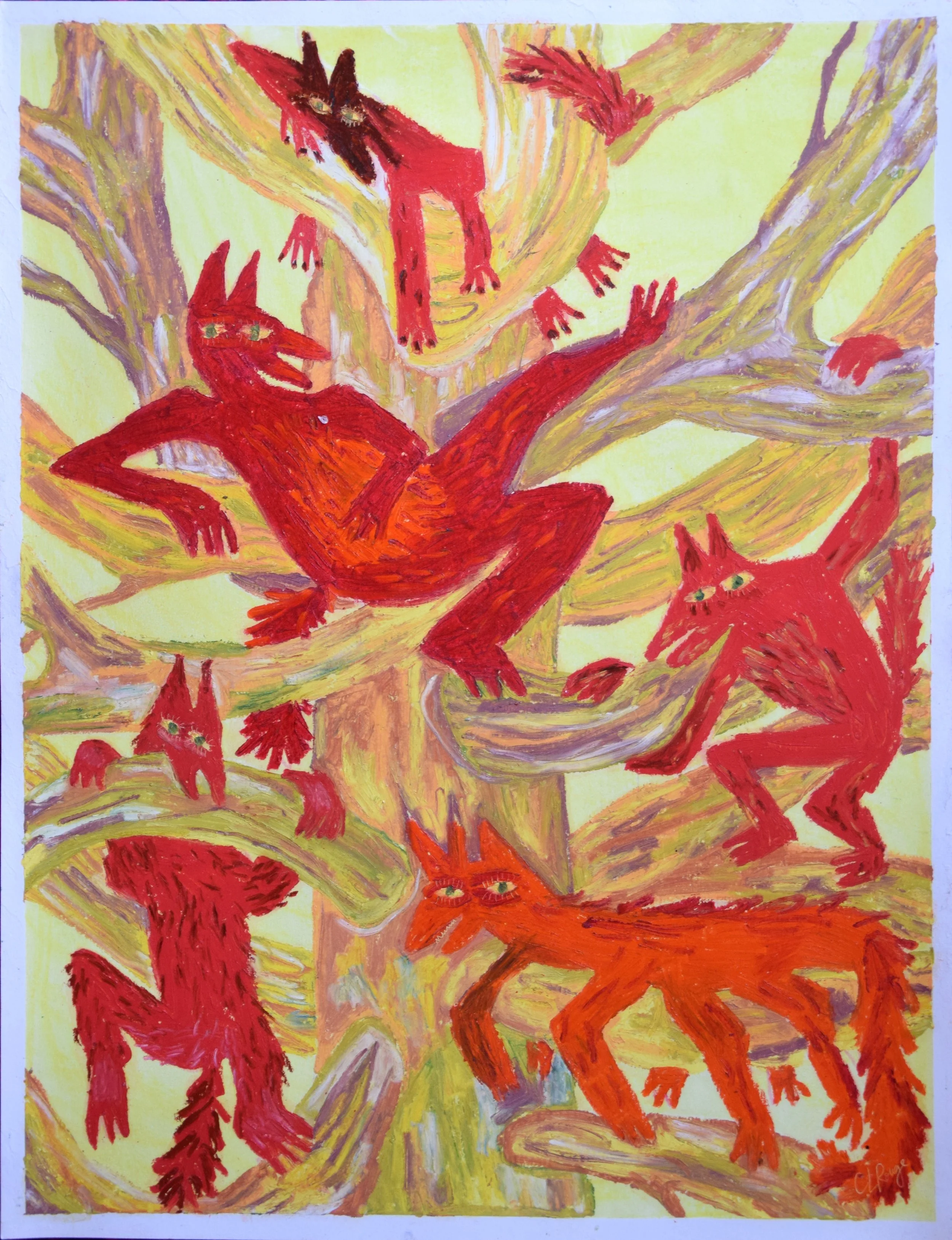 Famille Monstrueuse (50x65)