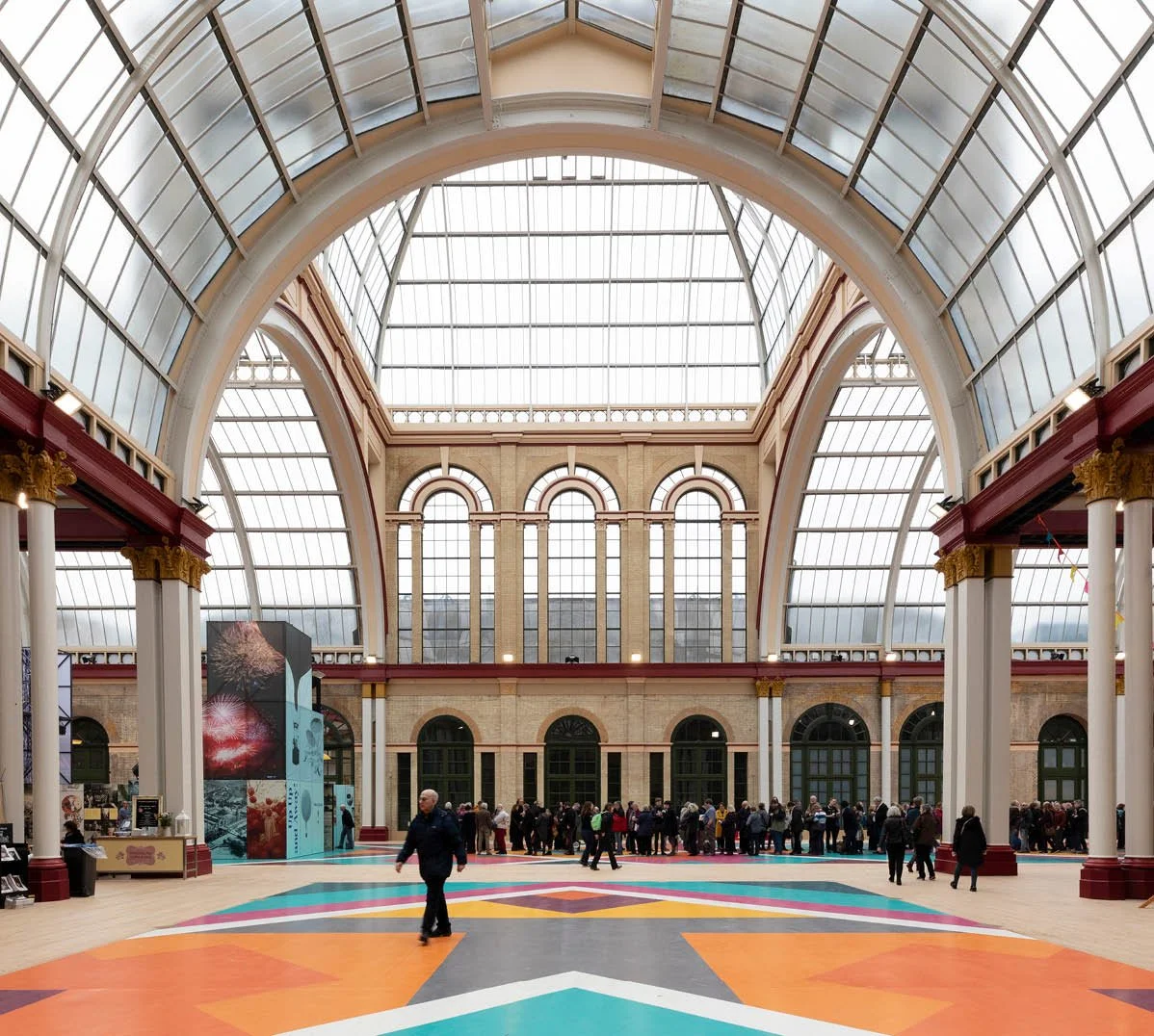 Alexandra Palace East Wing foyer restored glass domed roof.jpg