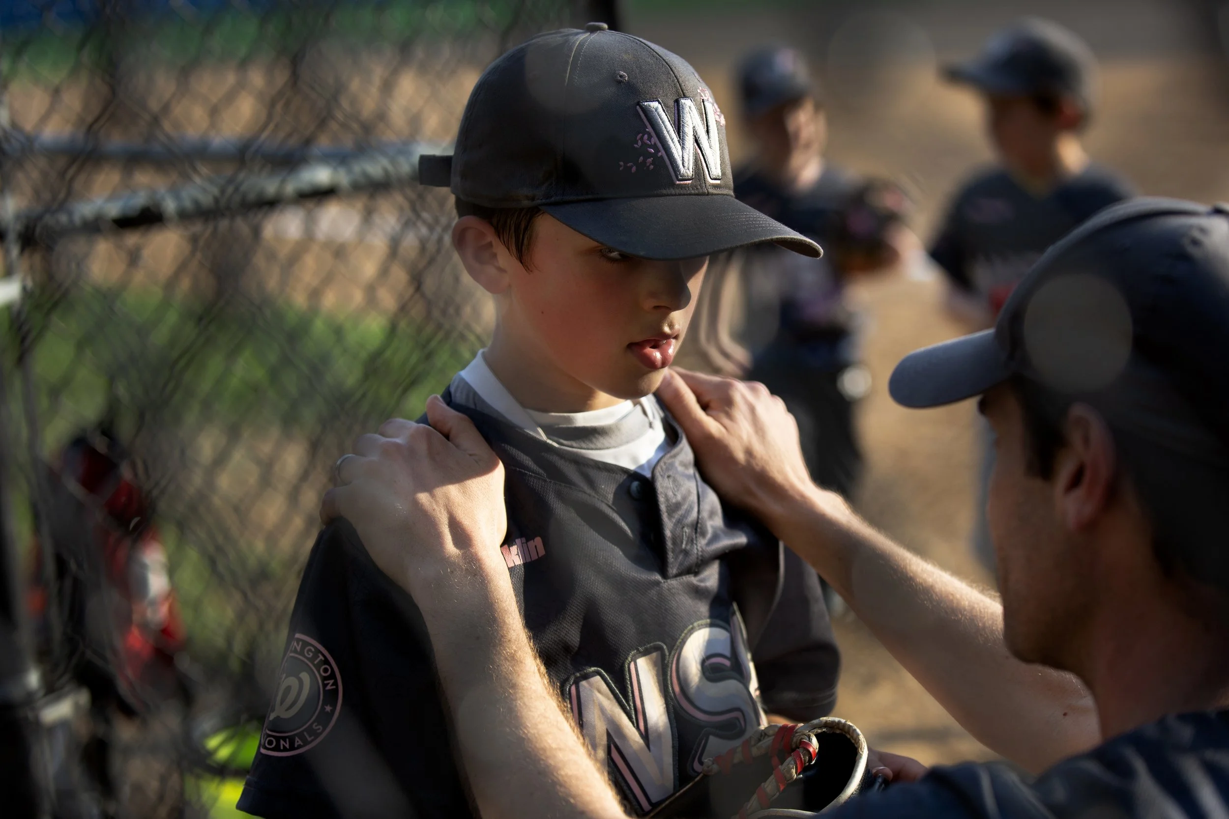 It might just be Little League, but the game is tied, and the coach changes pitchers in the bottom of the last inning.