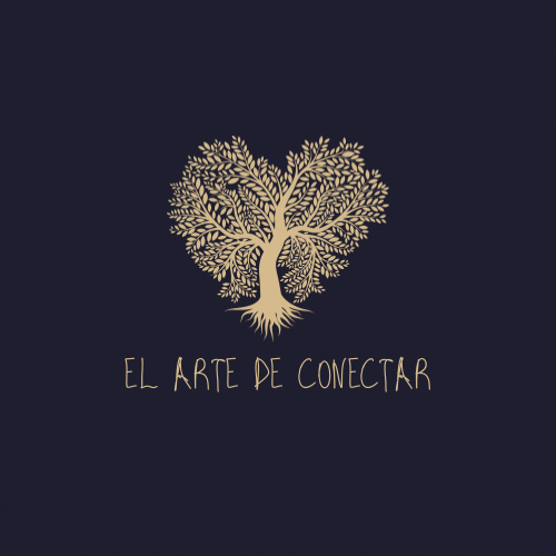Ilustración de un árbol con raíces en forma de corazón y el texto 'El arte de conectar' debajo.