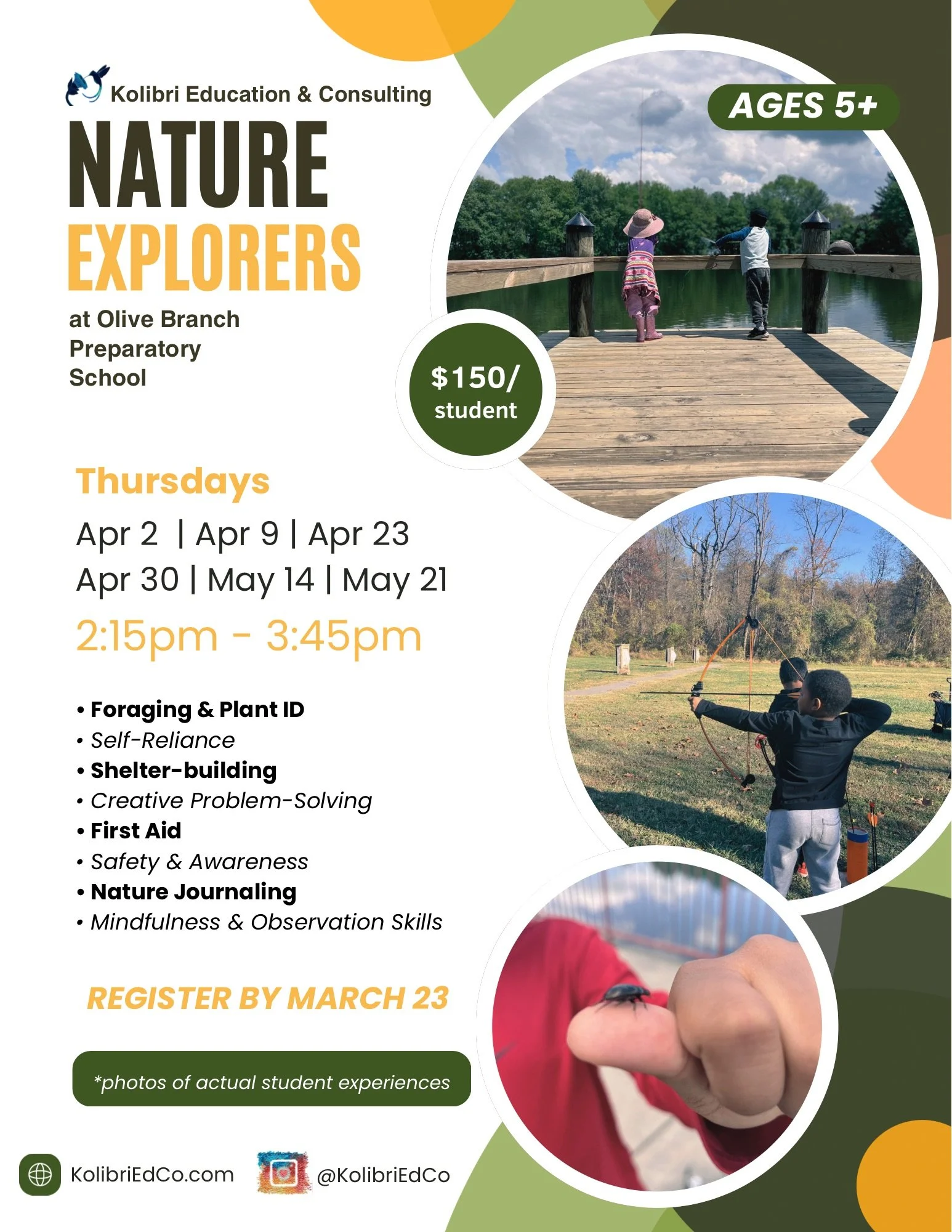 Nature Explorers at Olive Branch