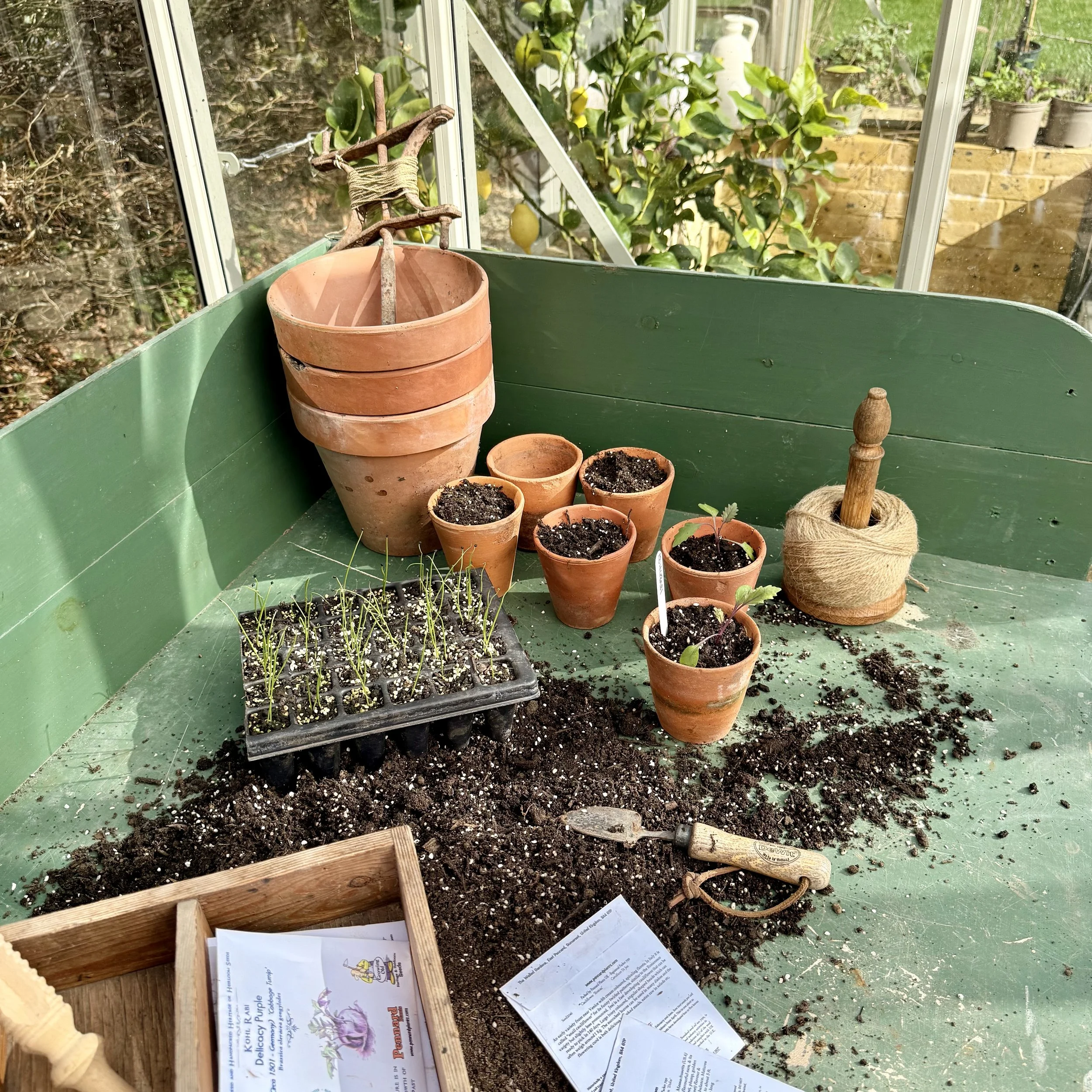 Spring preparation in the long tradition of the British kitchen garden