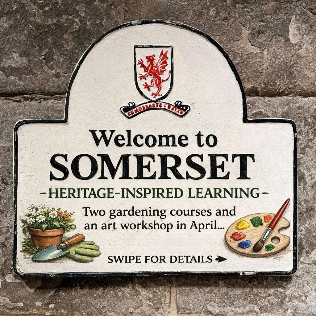 A new season is arriving in the garden and the studio, and with it a small run of Heritage-Inspired Learning&trade; days designed to bring you closer to the craft, rhythm and pleasure of making and growing well.

Join us this April in Leigh-on-Mendip