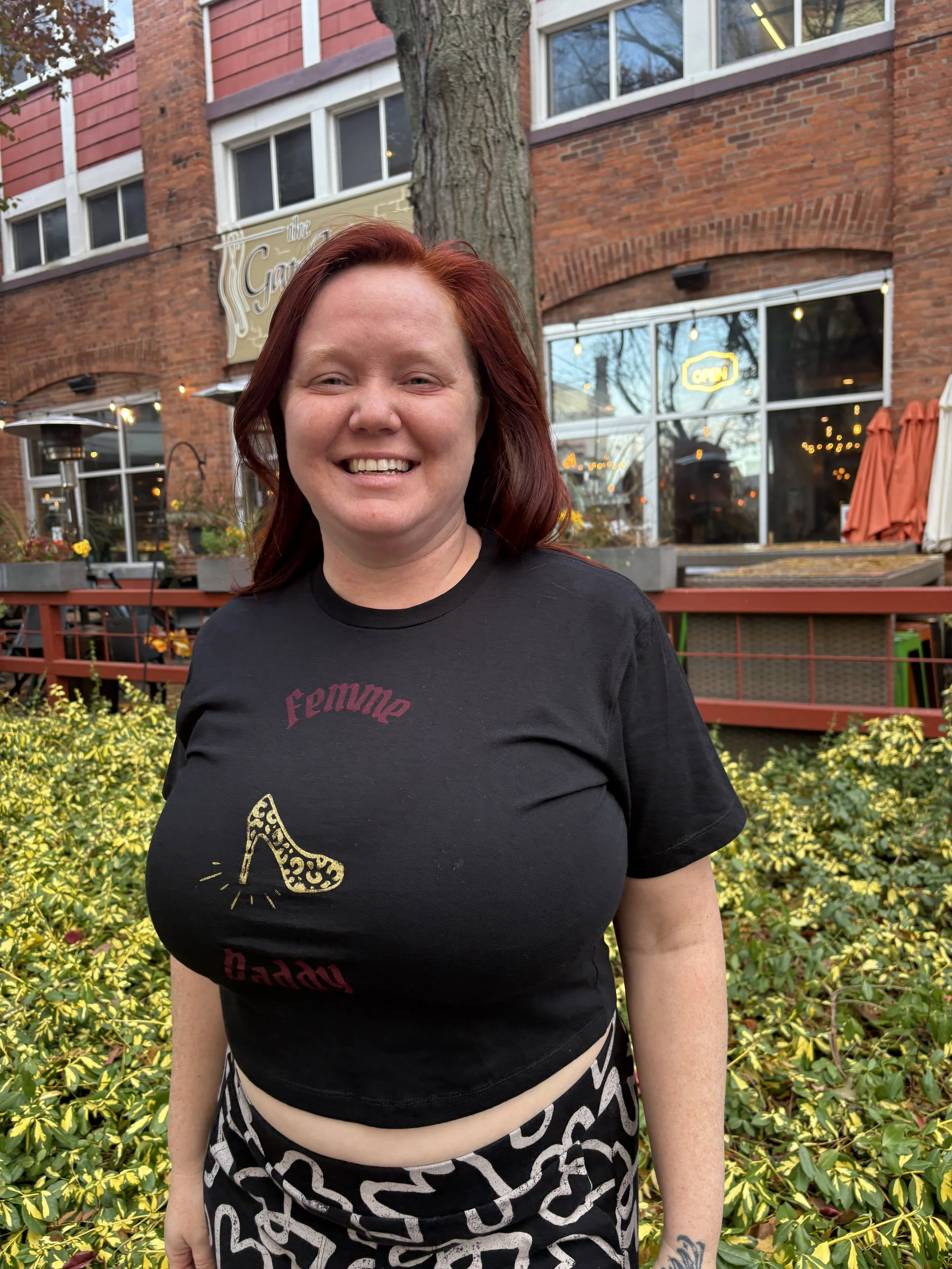 Femme Daddy T-Shirt with Heel