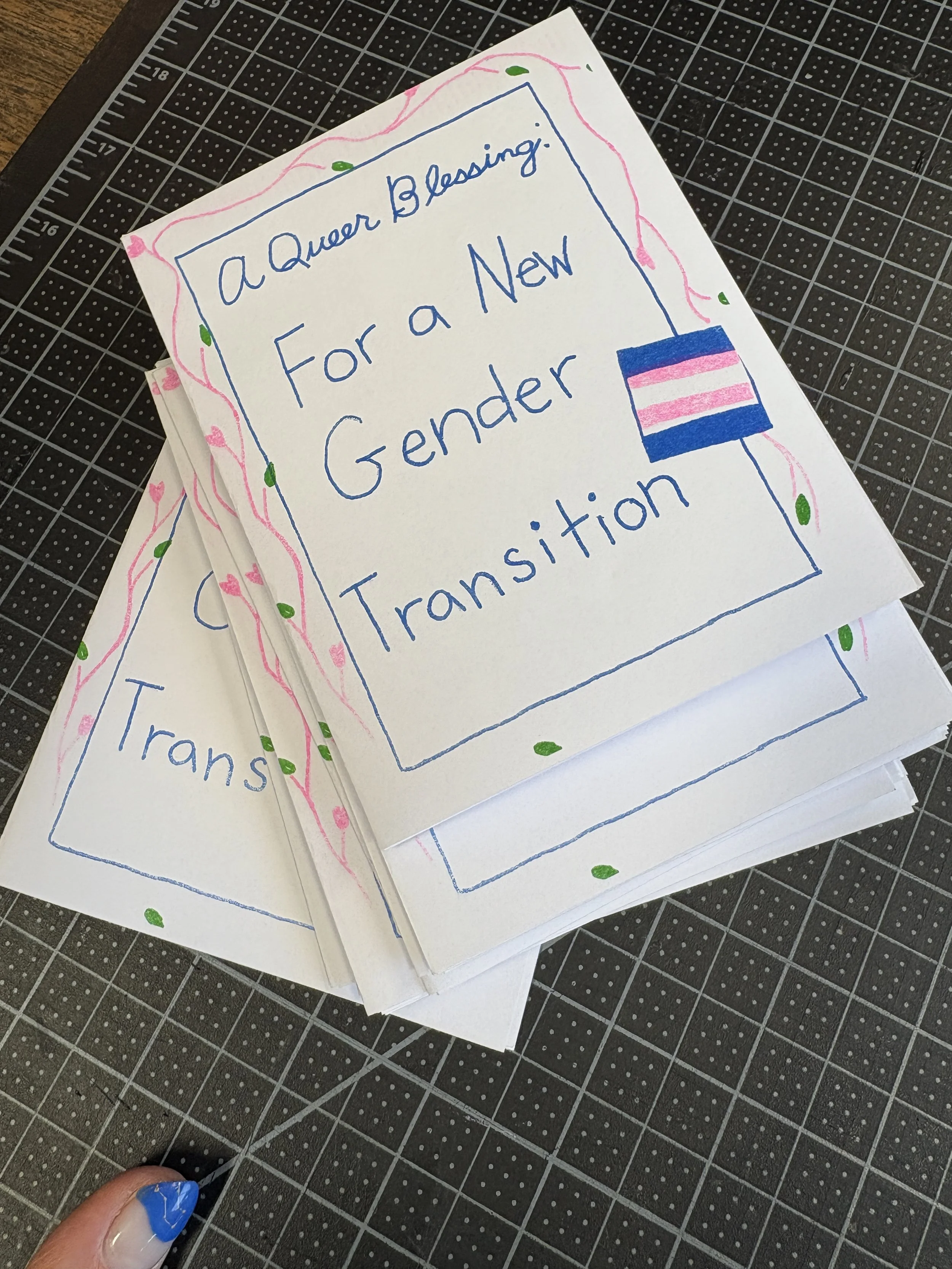 For a New Gender Transition Zine