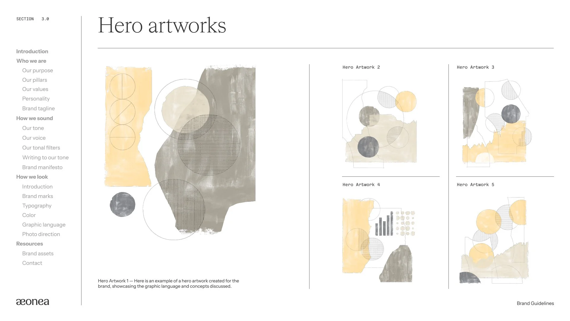 aeonea Brand Guideline - Hero Artworks