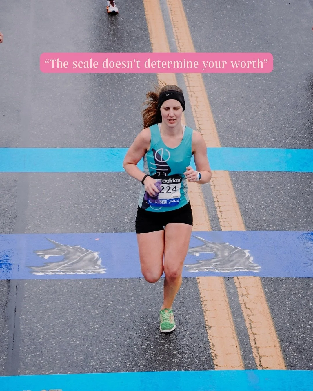 Never let the scale or how you feel about your body determine your worth.

I spent too many years letting a number on a scale determine how I felt about myself.

When I stopped caring about the number, I started being happier and more confident.

You