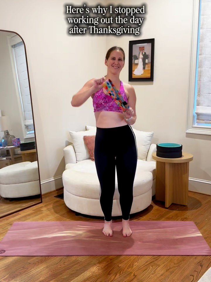 You don&rsquo;t need to workout and skipping meals made meals just because you ate more on Thanksgiving.

I used to always feel like I had to exercise more if I ate too much and honestly it never made me feel any better.

When I stopped working out t