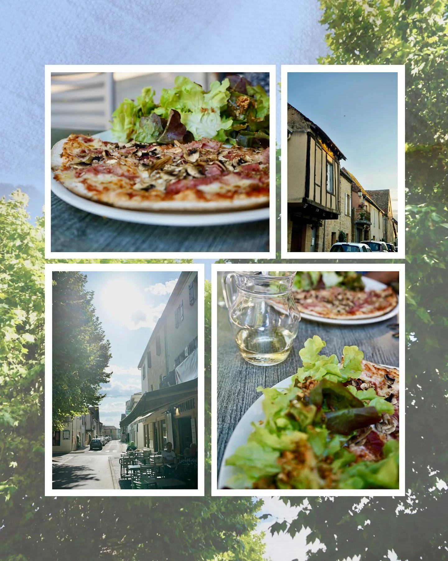 Not a bad day for some pizza at the Lalinde town square😋🌺

#womenover50#southoffrance#lalinde#dordogne