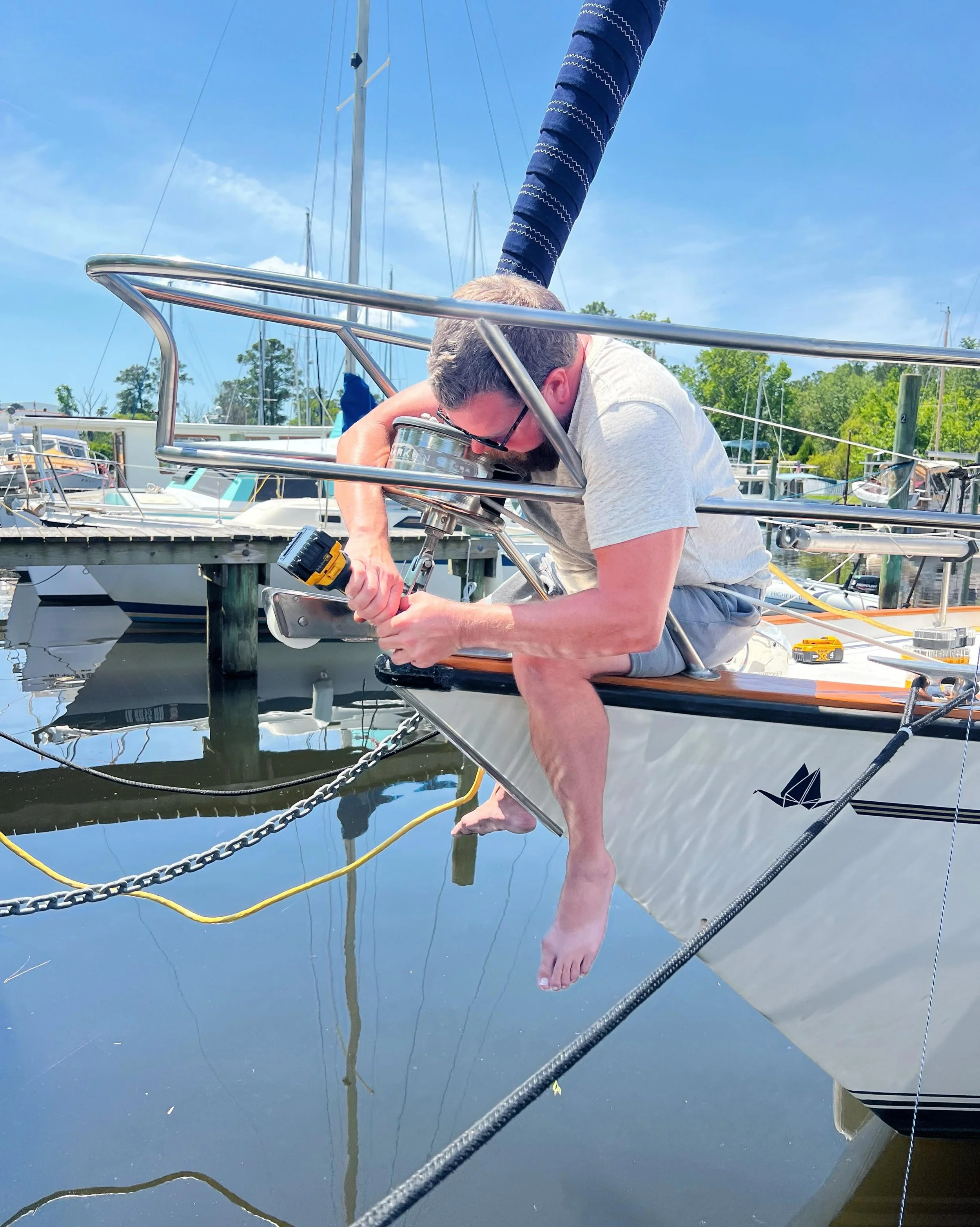 Our priority list has been finalized &amp; we are working hard to check off tasks. The boat had been combed through, reorganized &amp; many items purged. The storage unit has also been gone through with piles made for donating, selling, &amp; storing
