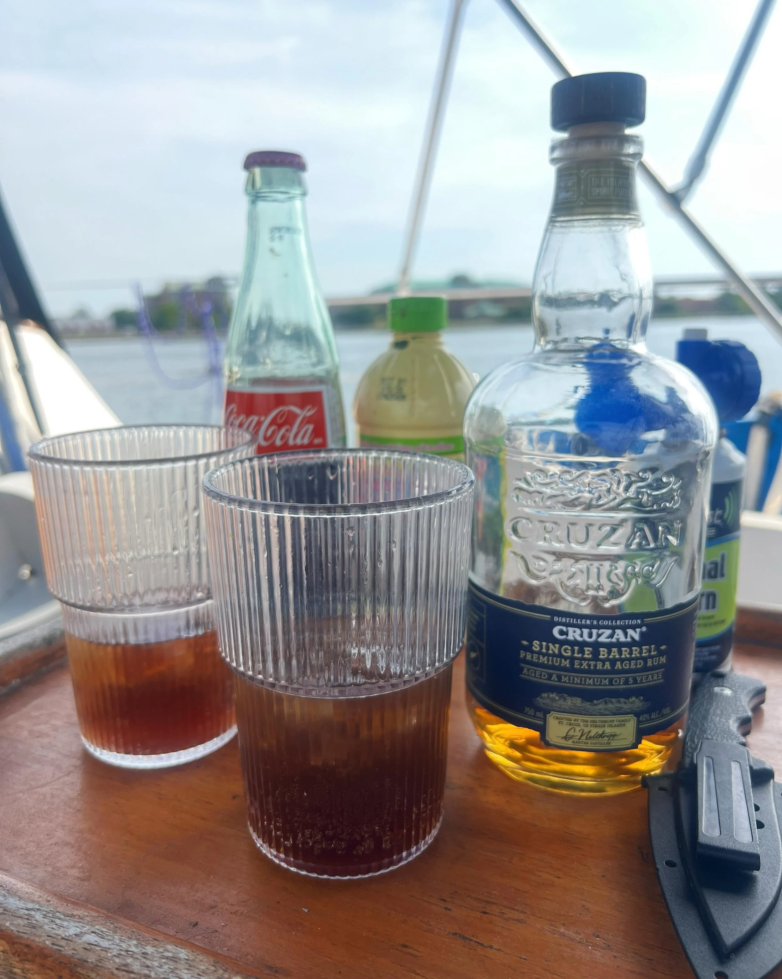 Day 13 &bull; TGIF. Rum cokes, bow showers and tv night. We would like to leave this weekend but it is not looking good. It also doesn&rsquo;t look like we&rsquo;ll be able to go hang out on land much. Near record-breaking temps are predicted for tom