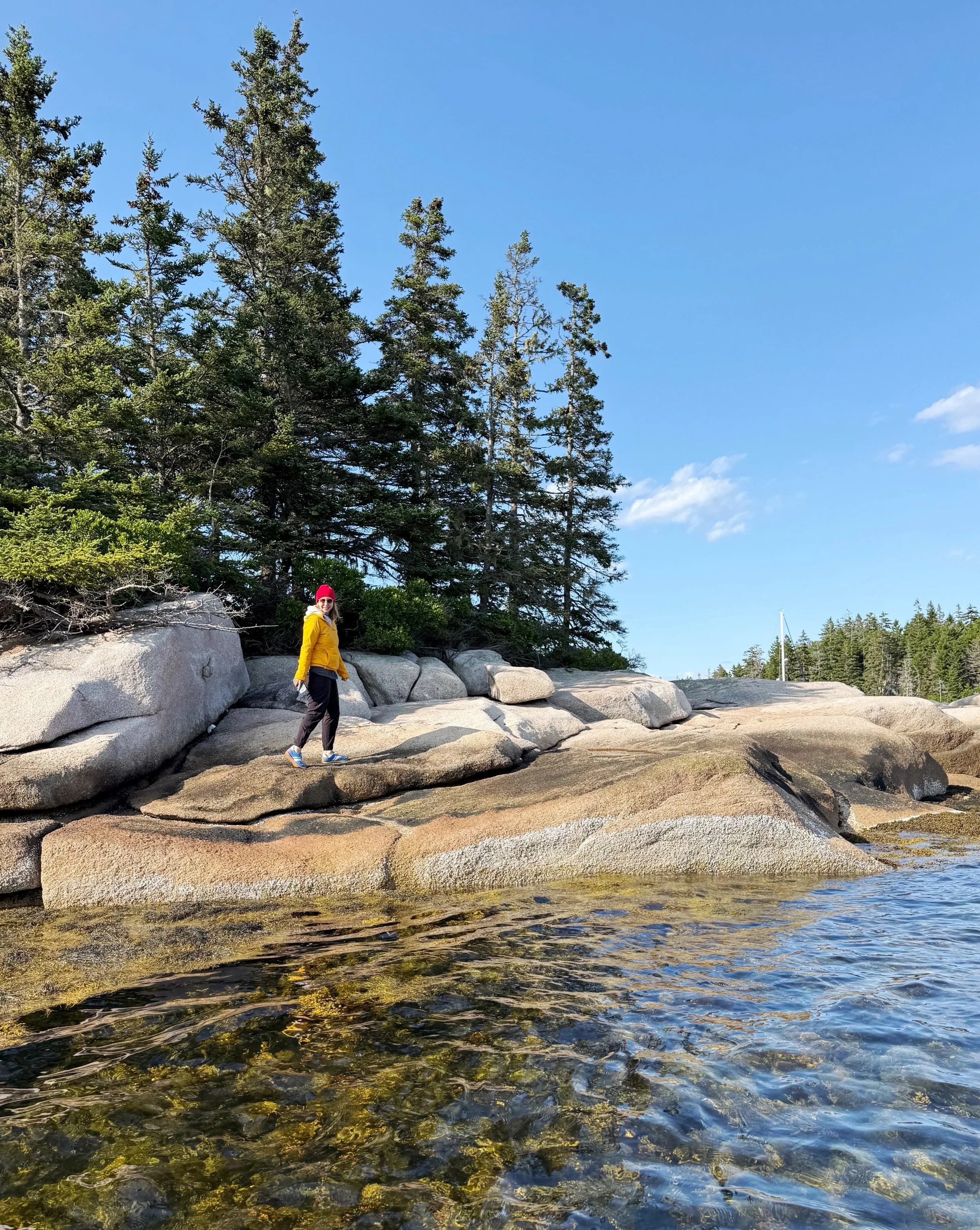 Day 61 &bull; We fully hydrated the boat before taking off to hang out with boulders. We found a quiet anchorage, small and secluded. Sure enough someone comes in and, I quote, anchors up our a**hole. Not about to repeat the same events from our prev