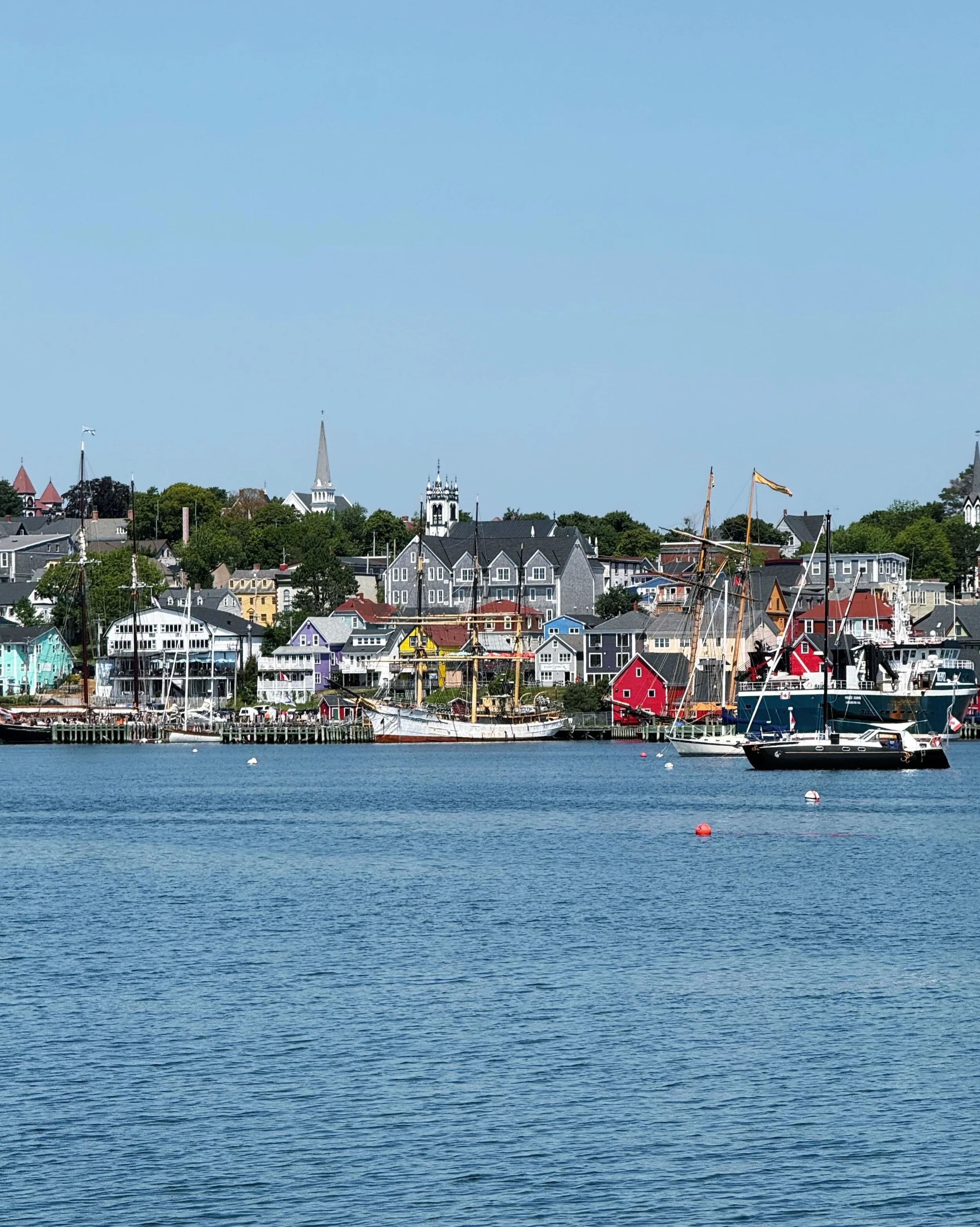 Day 75 &bull; We&rsquo;ve made it to Lunenberg just in time for our guests to arrive tomorrow! Unfortunately most of our prep work has been pushed to the last minute. Meriah&rsquo;s neck has been out for days and she can barely function. Evan, in sol