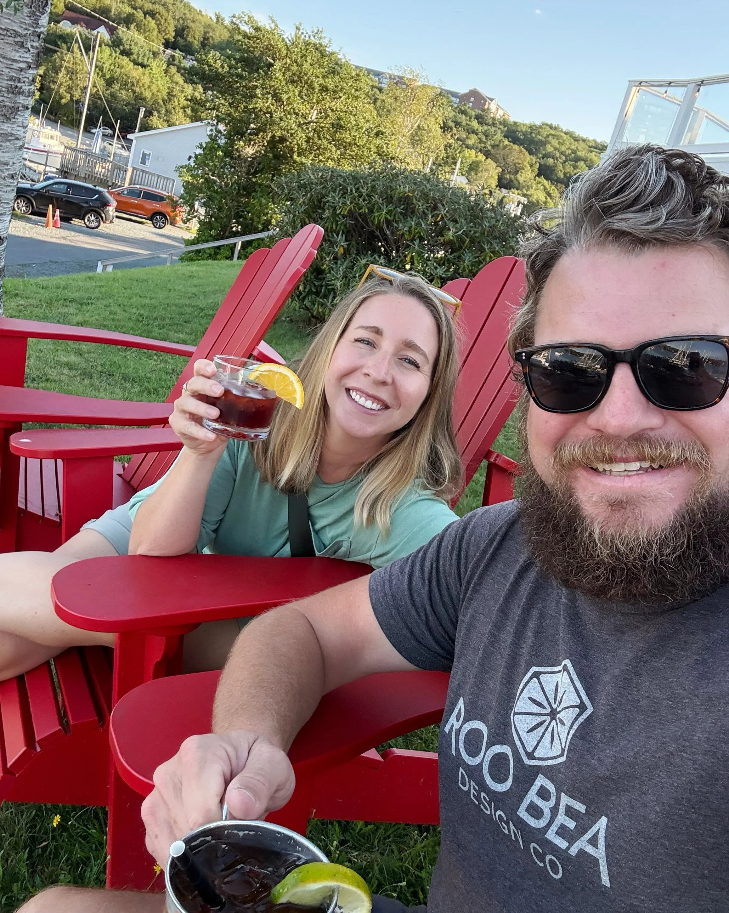 Day 94 &bull; It&rsquo;s just the two of us again! We dinghied our guests to shore one last time and said our goodbyes. Evan rode his bike to the store while Meriah wrapped up a work meeting. Then we were off to the yacht club for a drink with a view