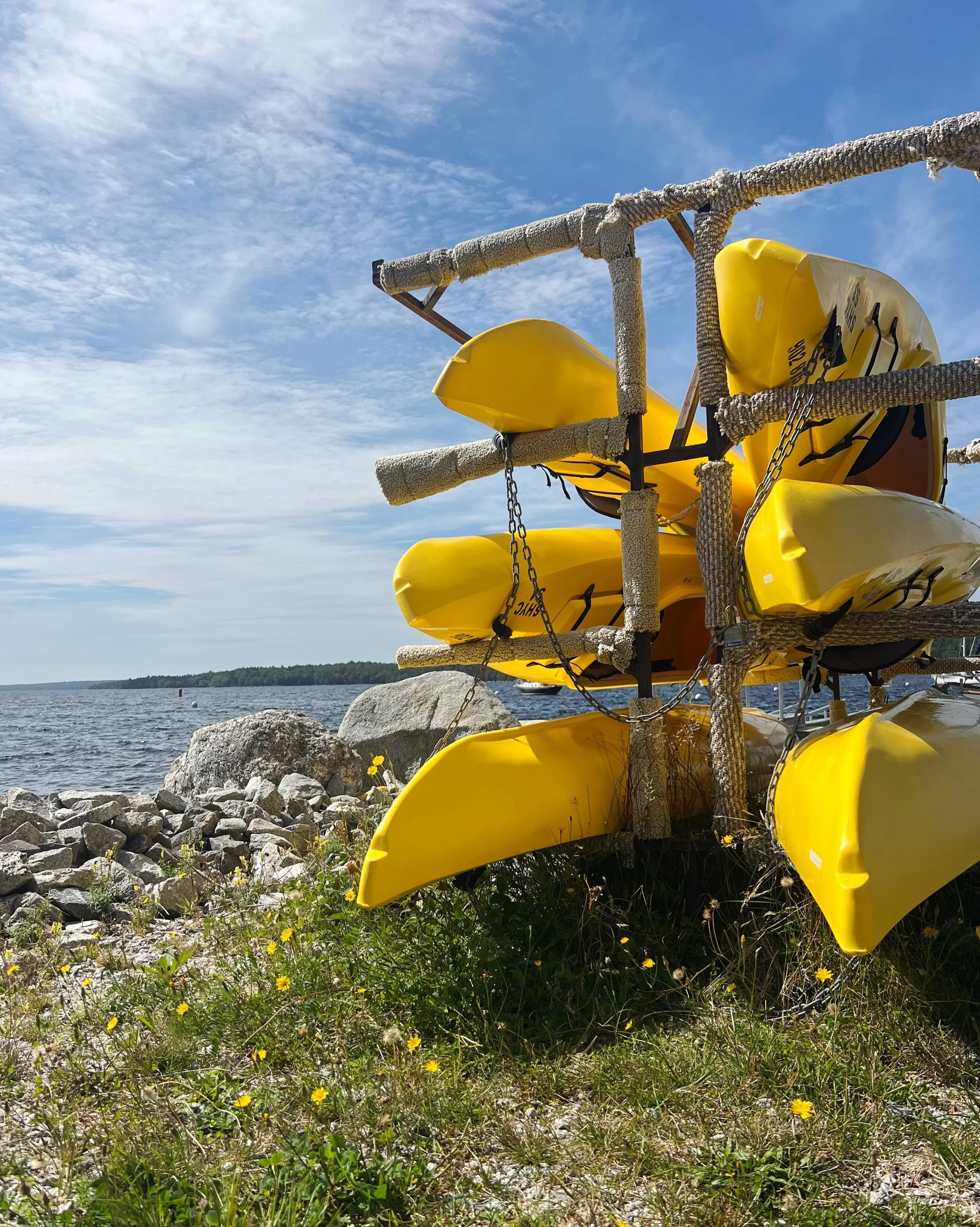Day 113 &bull; Day tripped back to Shelburne for fuel and water. The yacht club was closed but a member was around and graciously offered to give Evan a ride to the gas station and grocery store. Turns out he was about to drive down to Yarmouth for a
