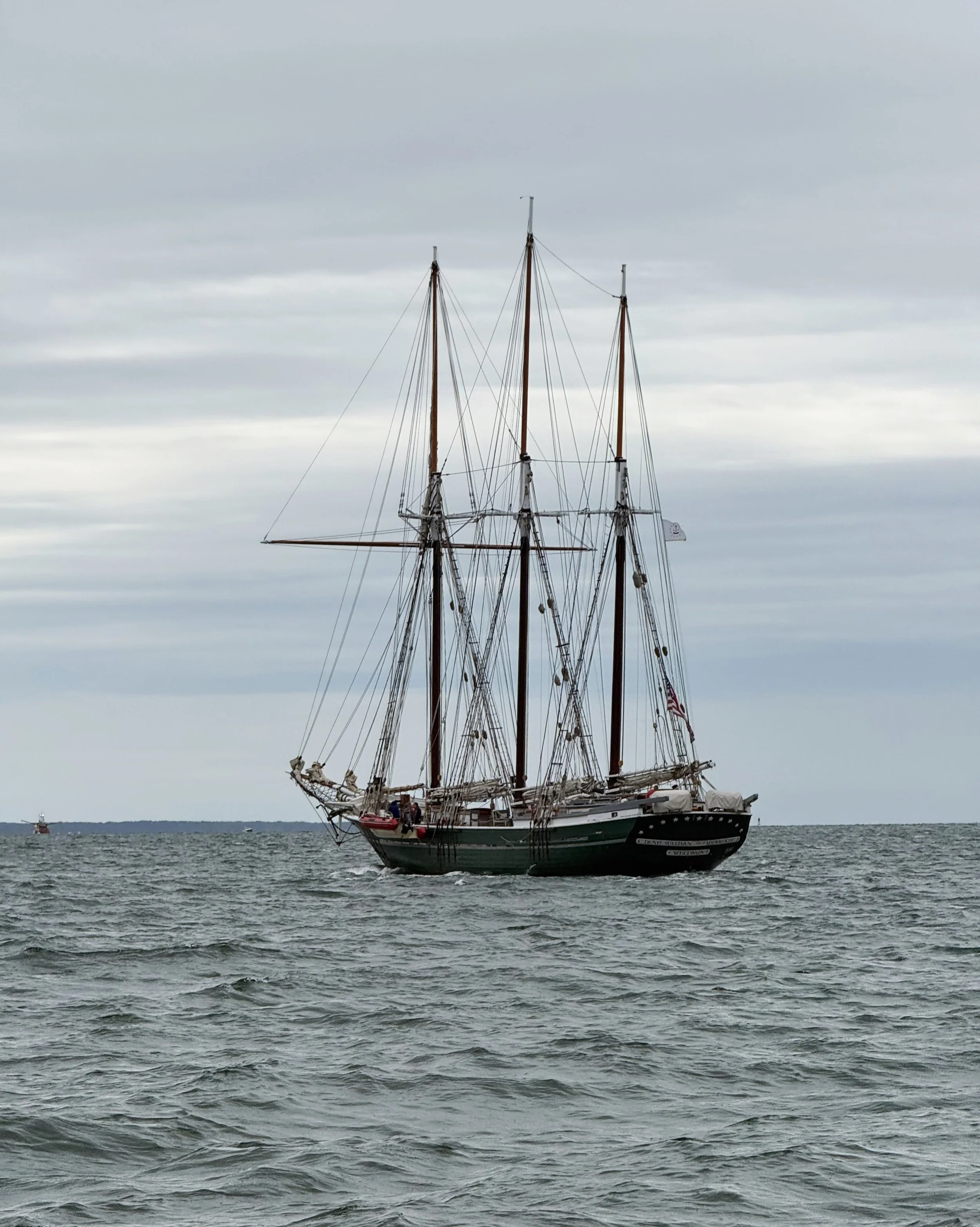 Day 120 &bull; After a brisk and splashy sail we find ourselves back in New Bedford! This time we&rsquo;re seeking a safe harbor to wait out the upcoming weather in. The rain started just as we arrived and continued throughout the day which made our 