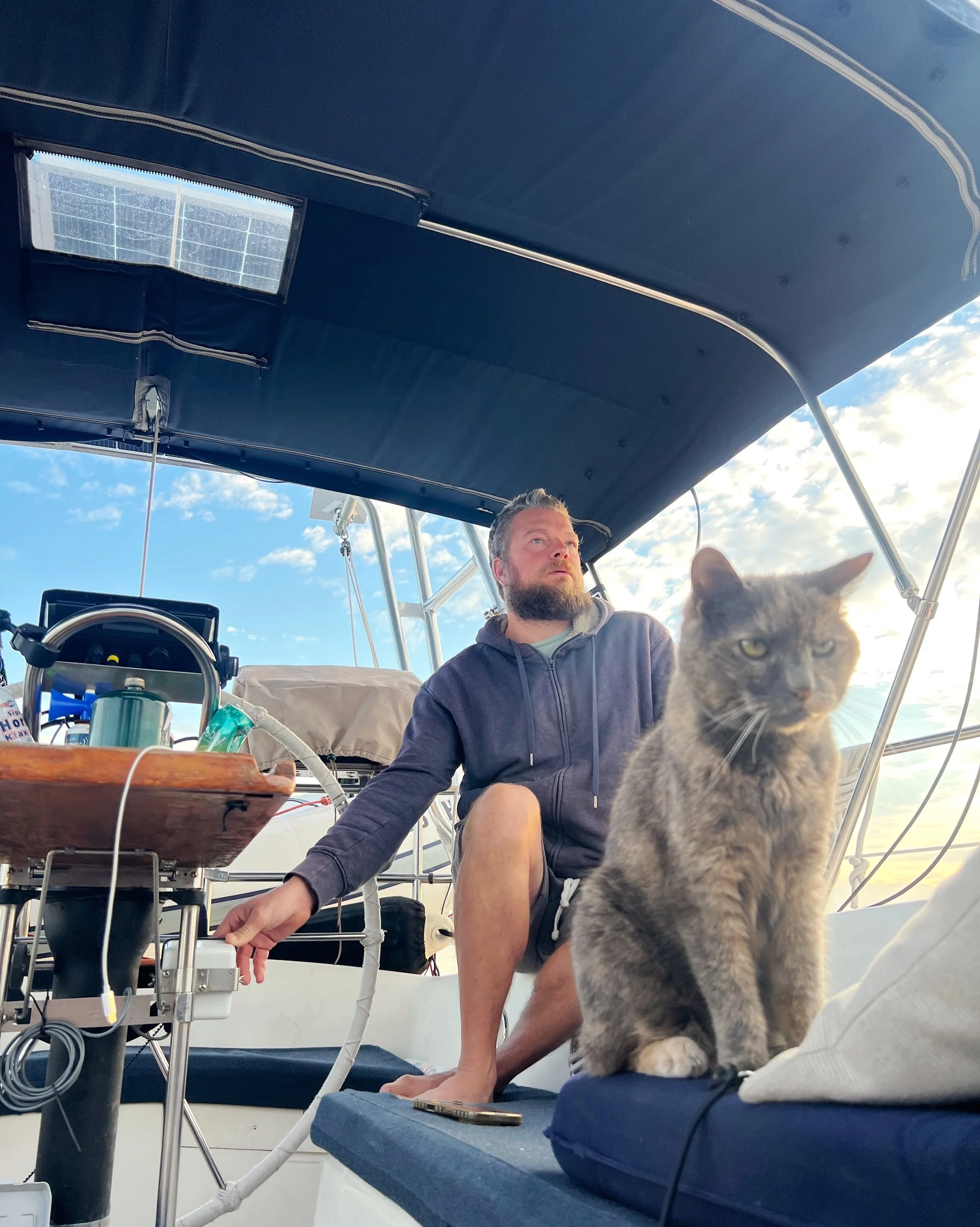Day 145 &bull; Today we completed both the Albemarle Sound and the Alligator River. We had a really rough ride on the Alligator last time, but this time we were able to sail downwind the entire length of the river. It wasn&rsquo;t the best working co