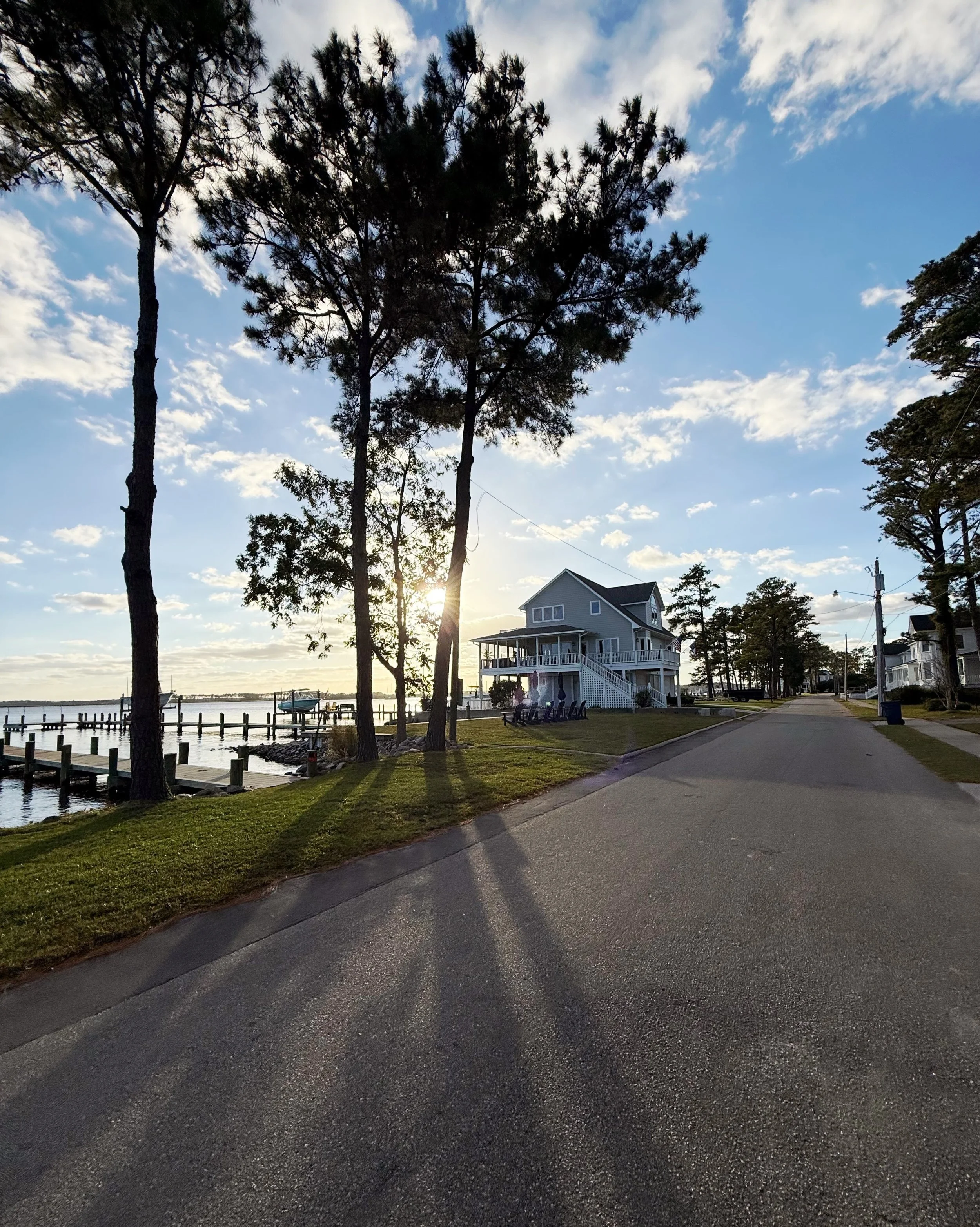 Day 149 &bull; Yesterday we saw a guy walking around Belhaven and we both thought he looked kind of familiar, but weren&rsquo;t confident enough to mention it. Later, he hollered at us from his dinghy. We did know him! He was a newer neighbor of ours