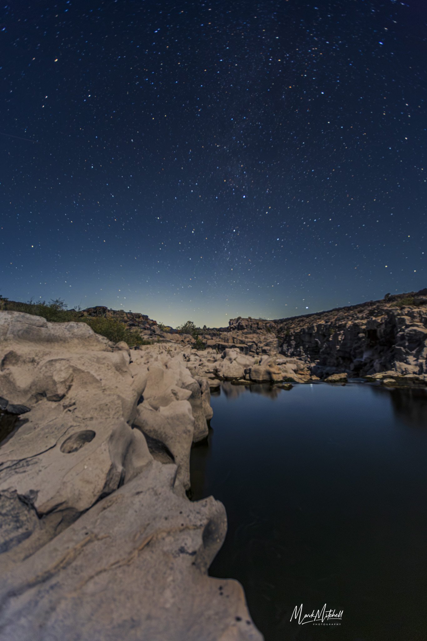 Night Sky Above Cauldron Linn