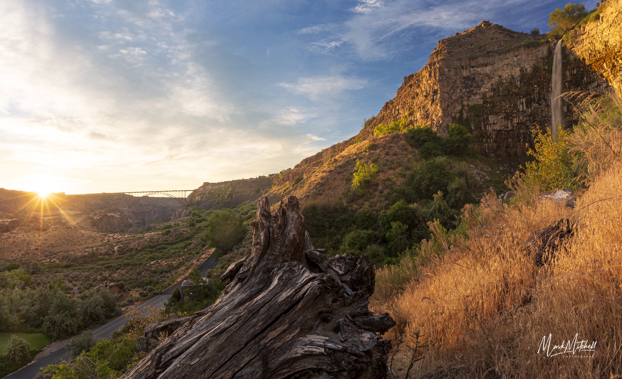 Perrine Coulee Falls Sunrise