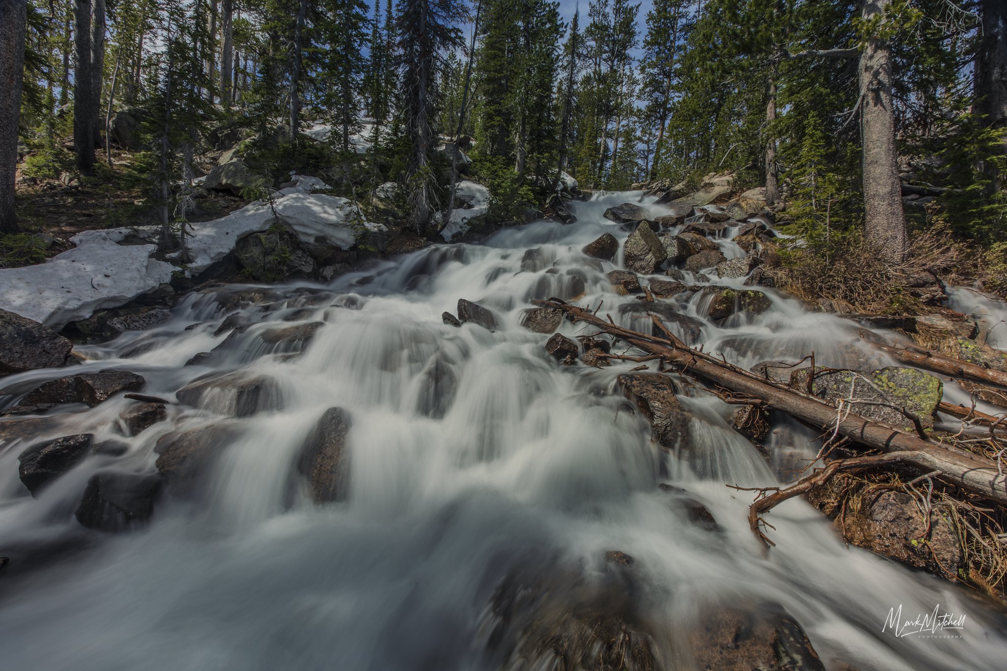 Waterfall Near Imogene Lake