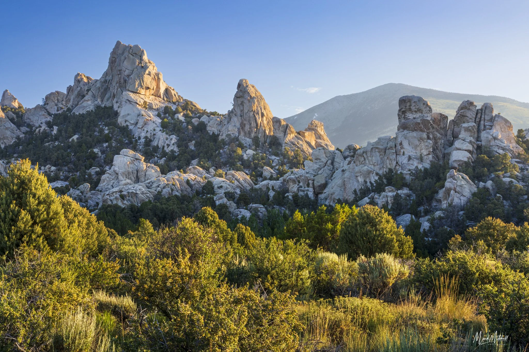Golden Hour at Castle Rocks