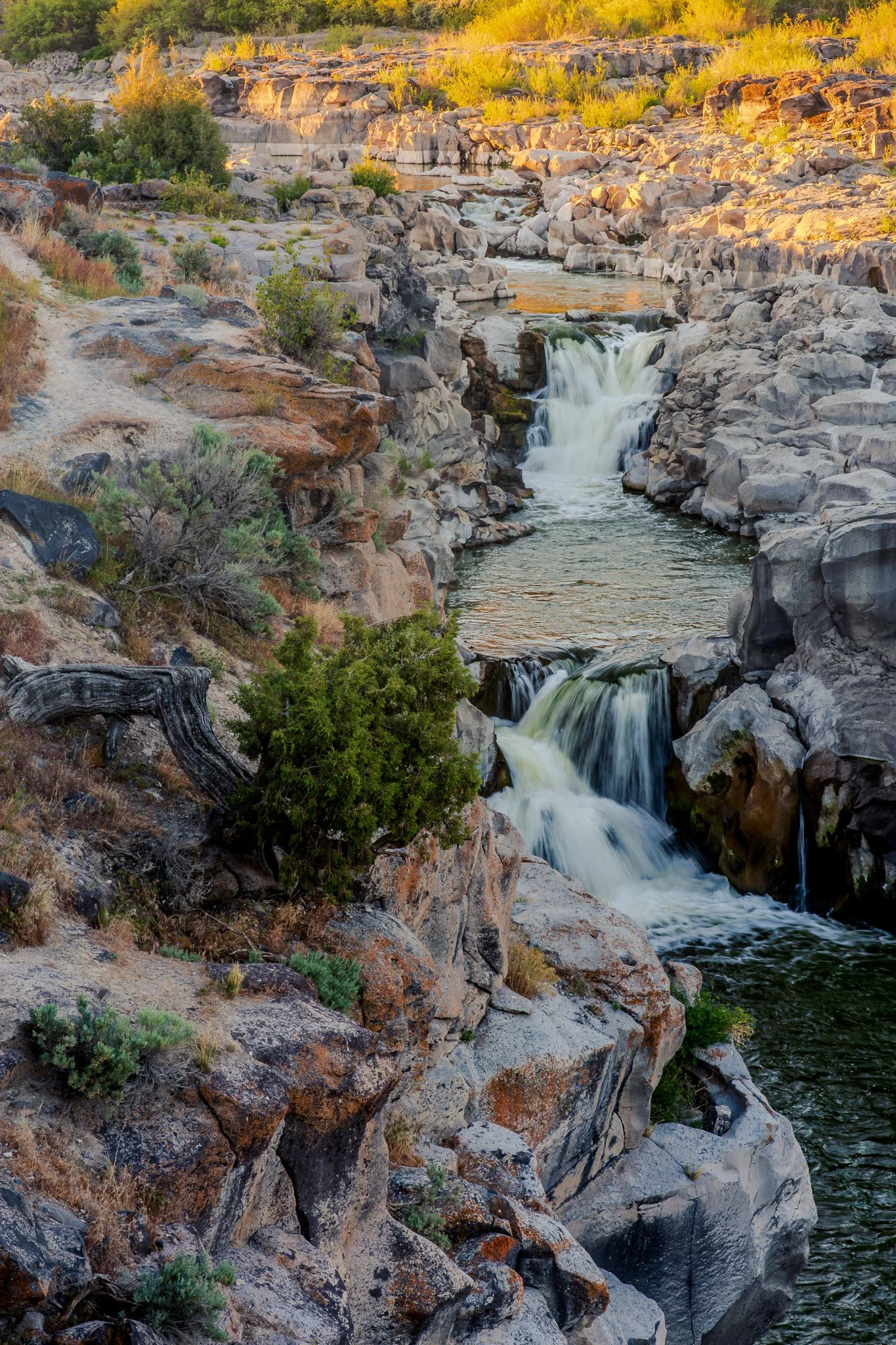 Cliffside View of Cauldron Linn | Southern Idaho Landscape Fine Art Print