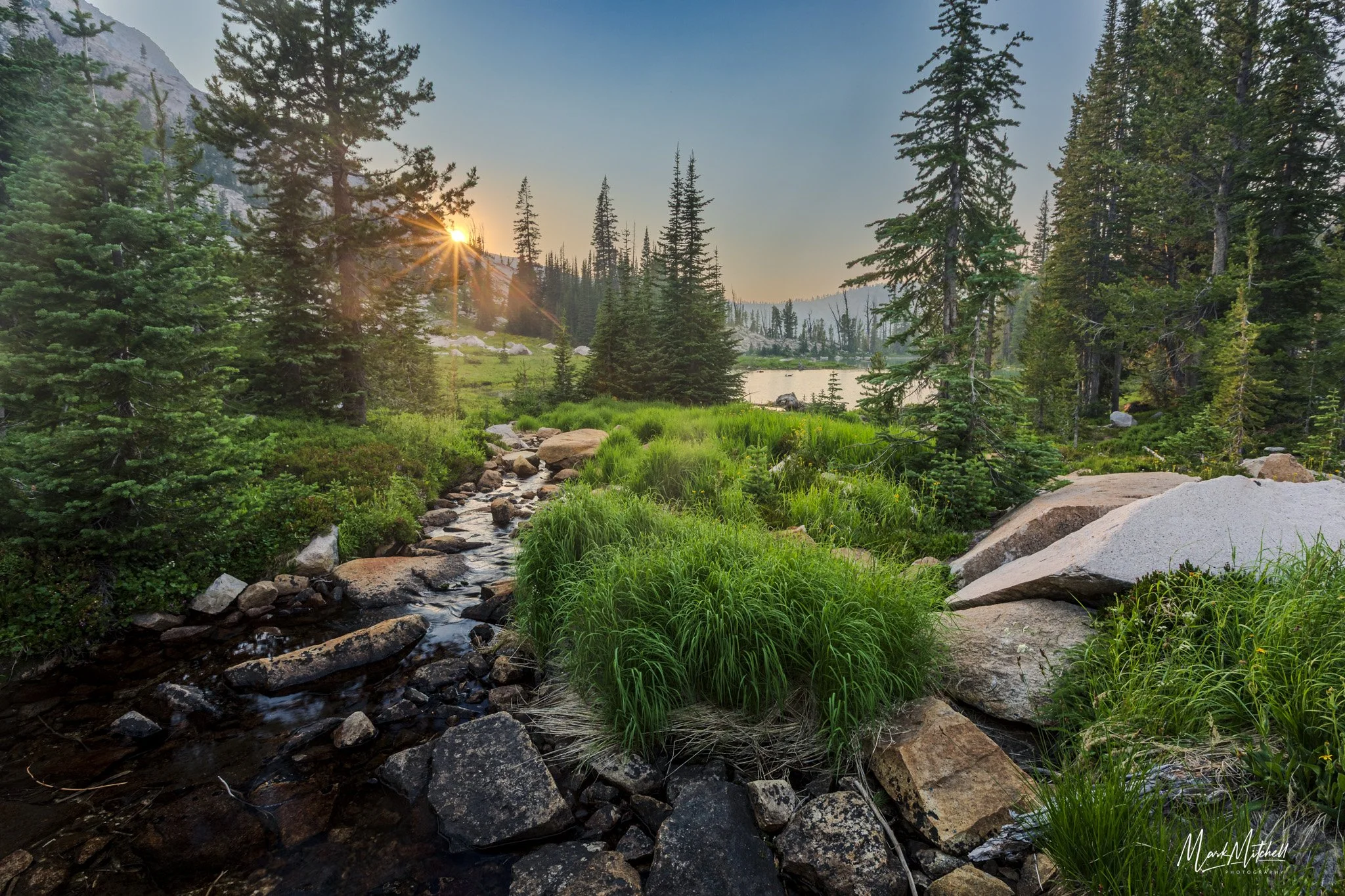 Mountain Creek at Golden Hour